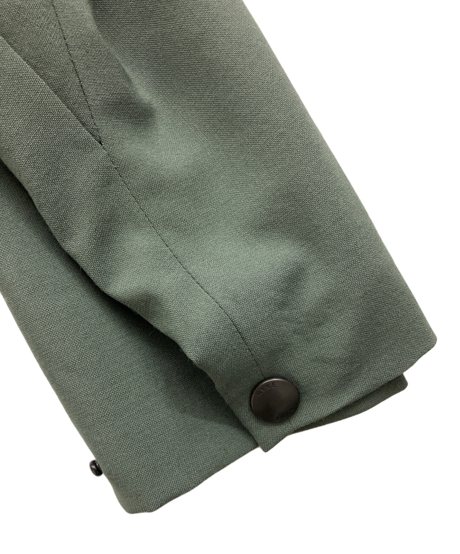 HYKE tropcal shop coat サイズ4 中古・古着通販】HYKE (ハイク) STRETCH TROPICAL SHOP COAT/211-17284