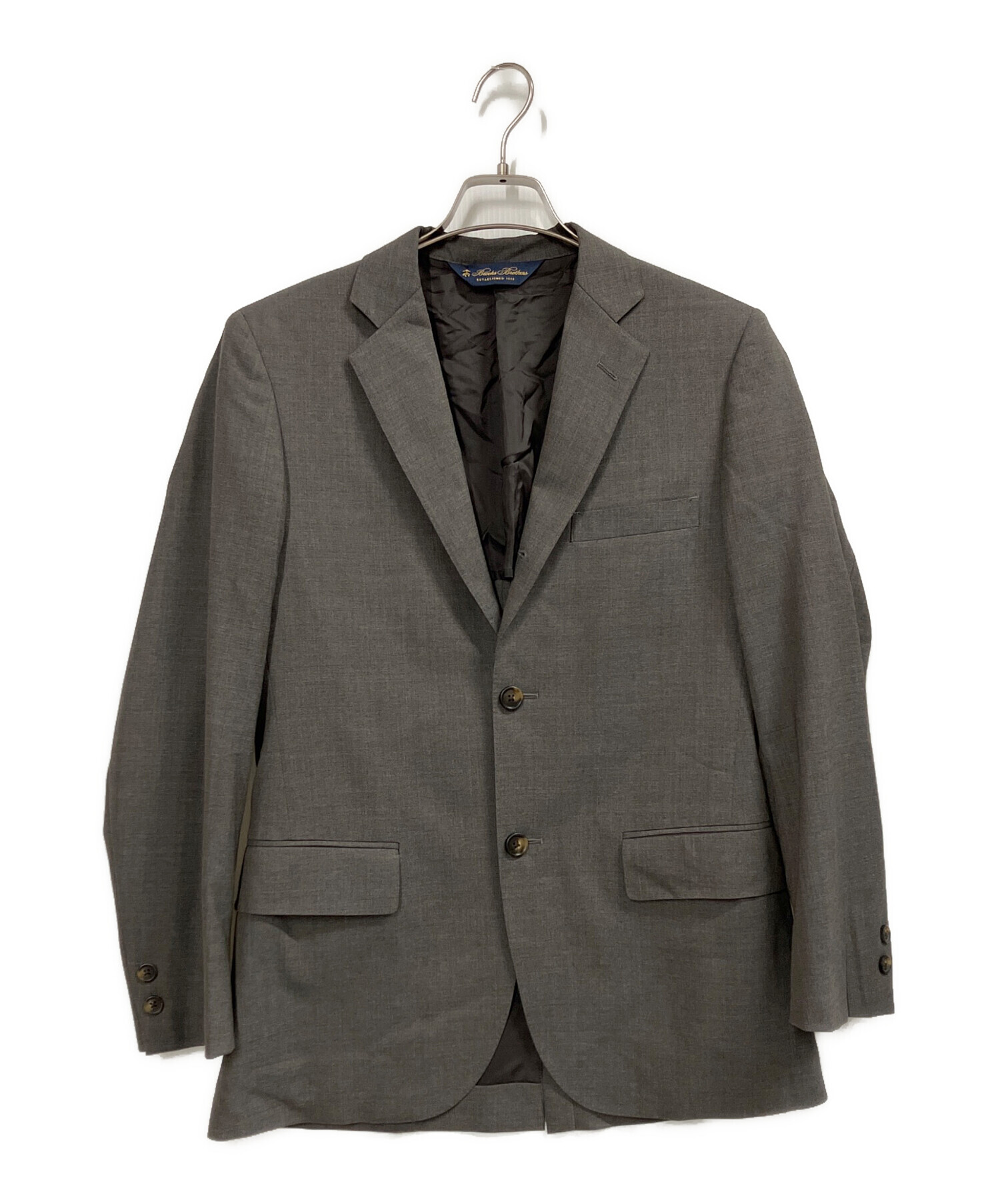 美品 Brooks Brothers セットアップ グレー 36SHT 30W 中古・古着通販】BROOKS BROTHERS (ブルックスブラザーズ) MILANO FIT