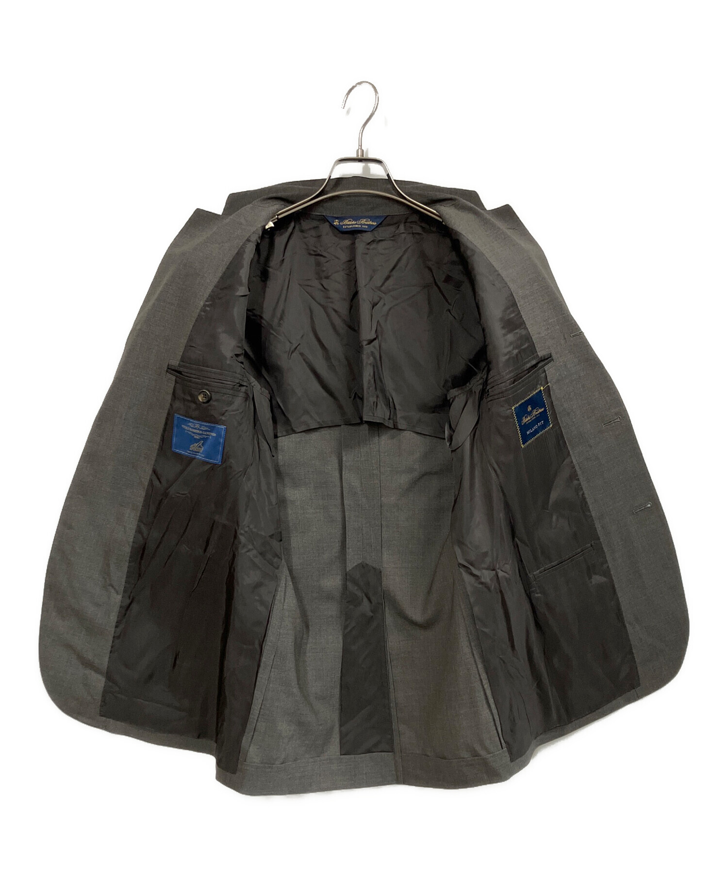 美品 Brooks Brothers セットアップ グレー 36SHT 30W 中古・古着通販】BROOKS BROTHERS (ブルックスブラザーズ) MILANO FIT