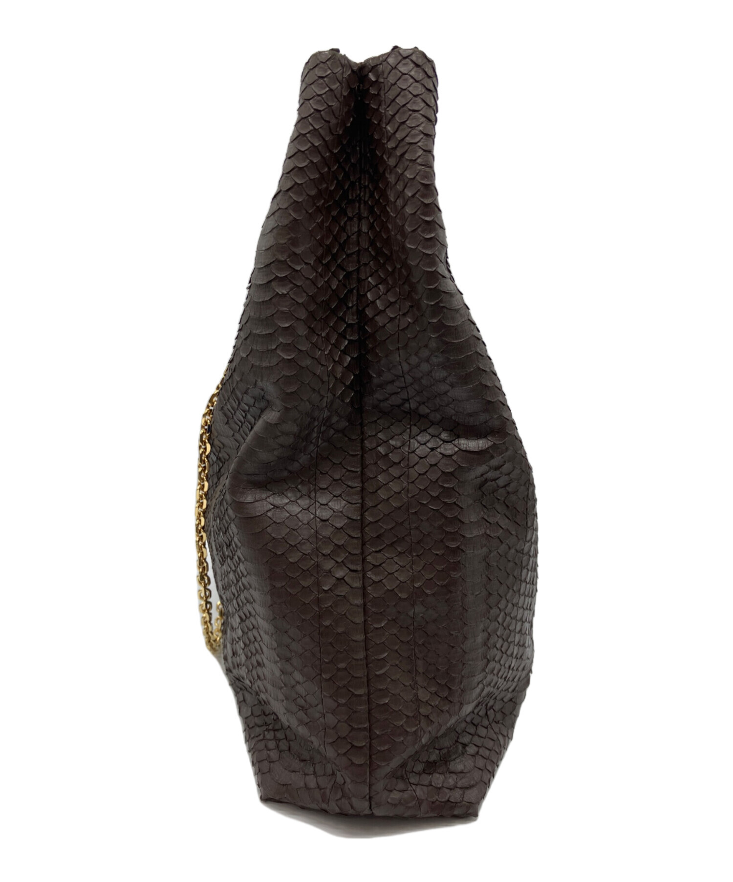 中古・古着通販】ZANCHETTI (ザンケッティー) CHAIN SHOPPER ブラウン