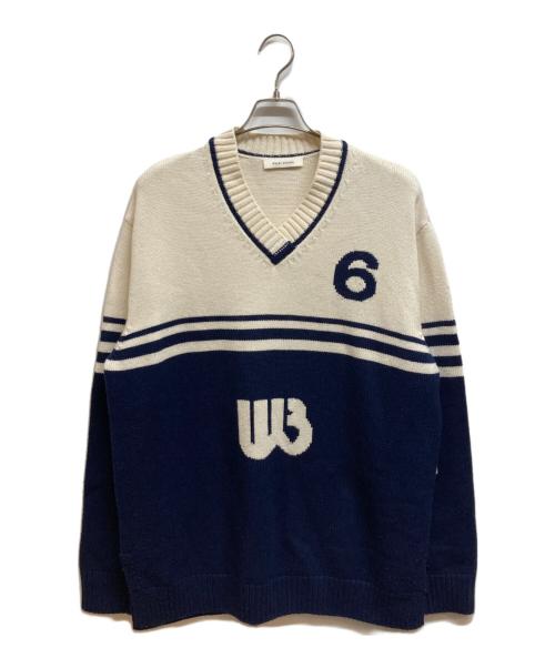 WALES BONNER ウェールズボナー ニット・セーター メンズ 【古着】【中古】 中古・古着通販】WALES BONNER (ウェールズボナー) インターシャニット