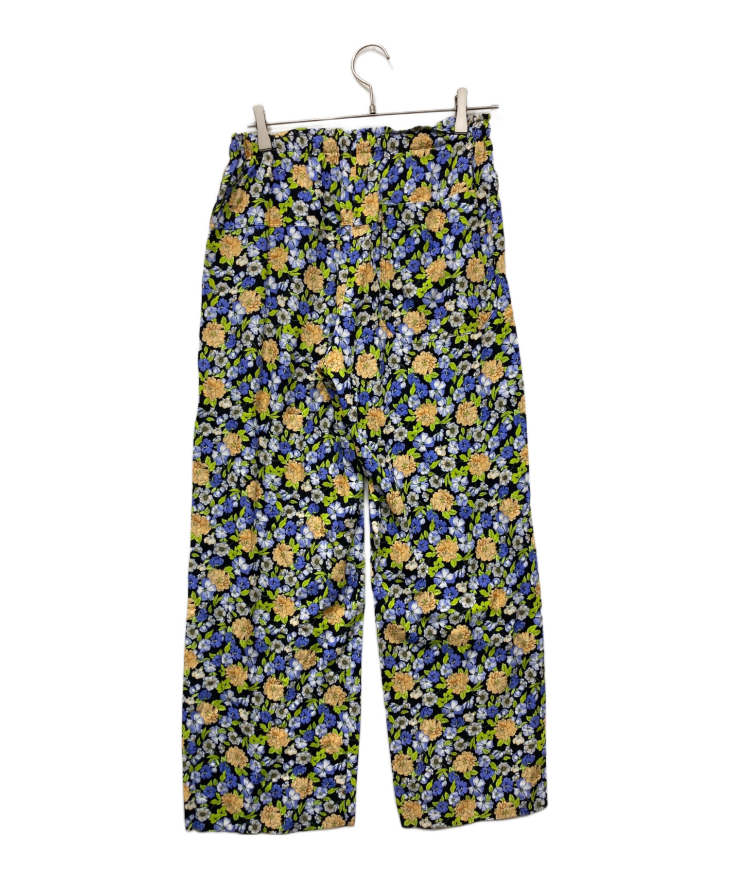 中古・古着通販】BLAMINK (ブラミンク) フラワープリントワイドパンツ