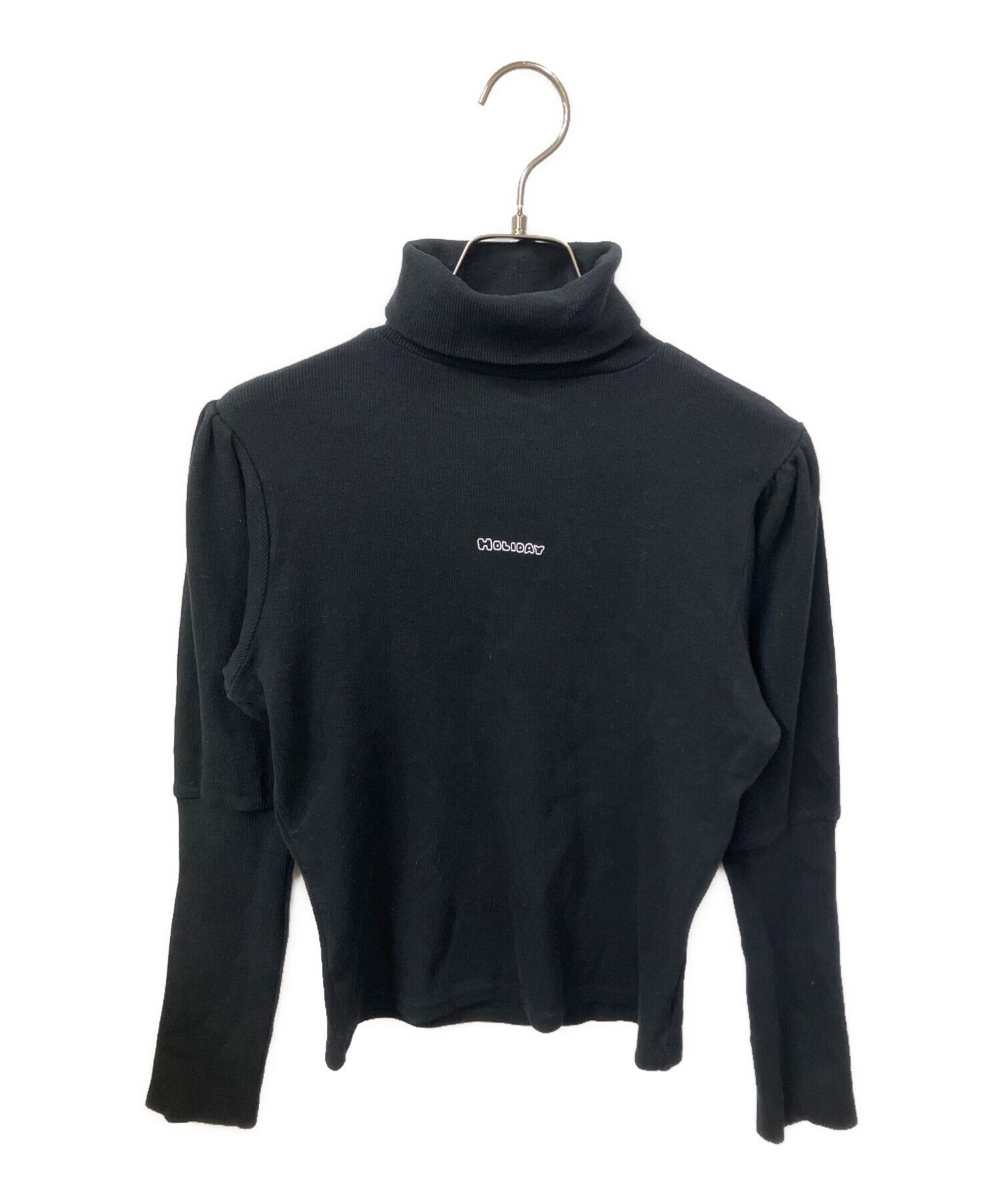 中古・古着通販】holiday (ホリデー) スーパーリブパフハイネック 