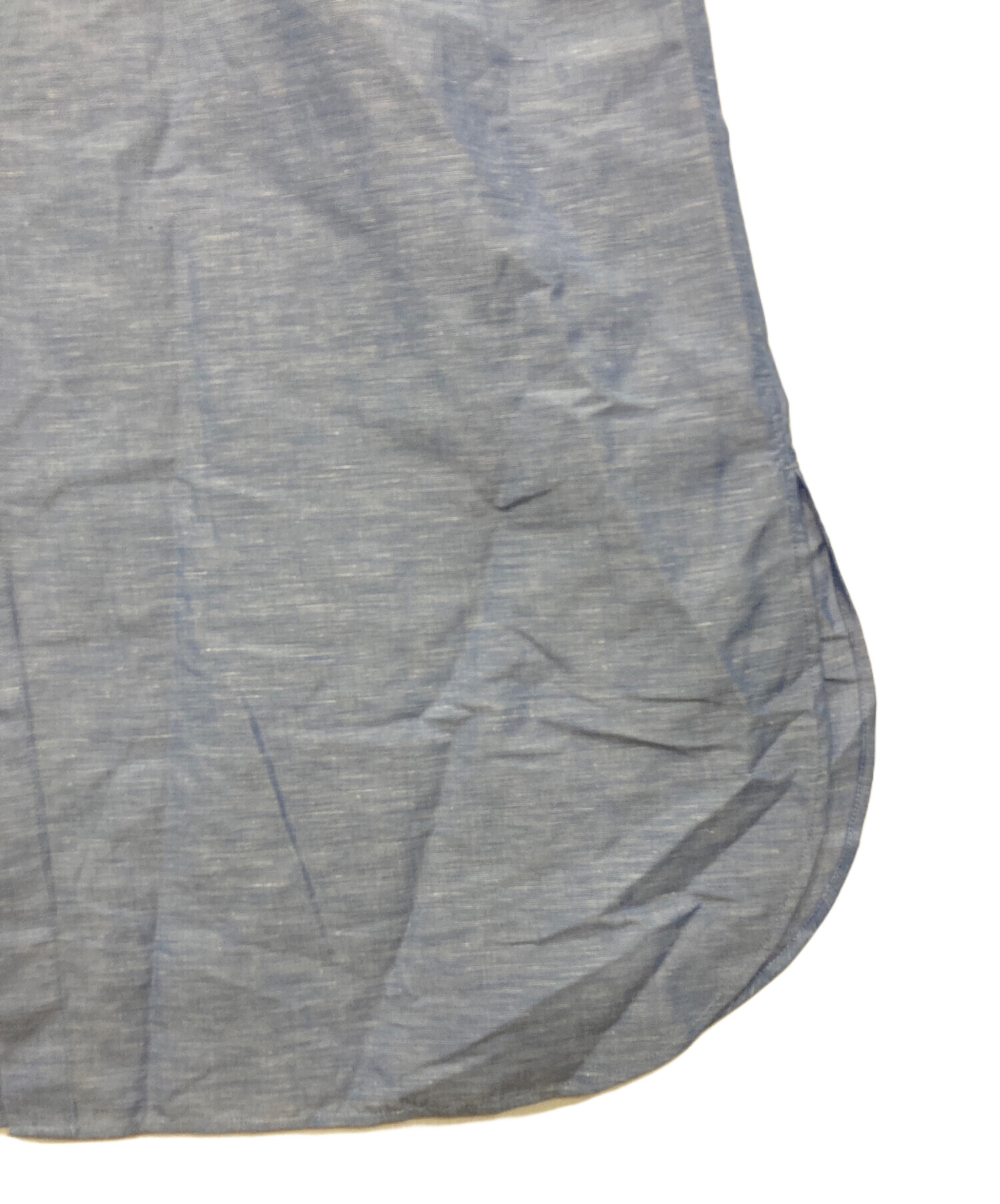 中古・古着通販】HYKE (ハイク) C/L BALLOON SLEEVE DRESS ブルー 