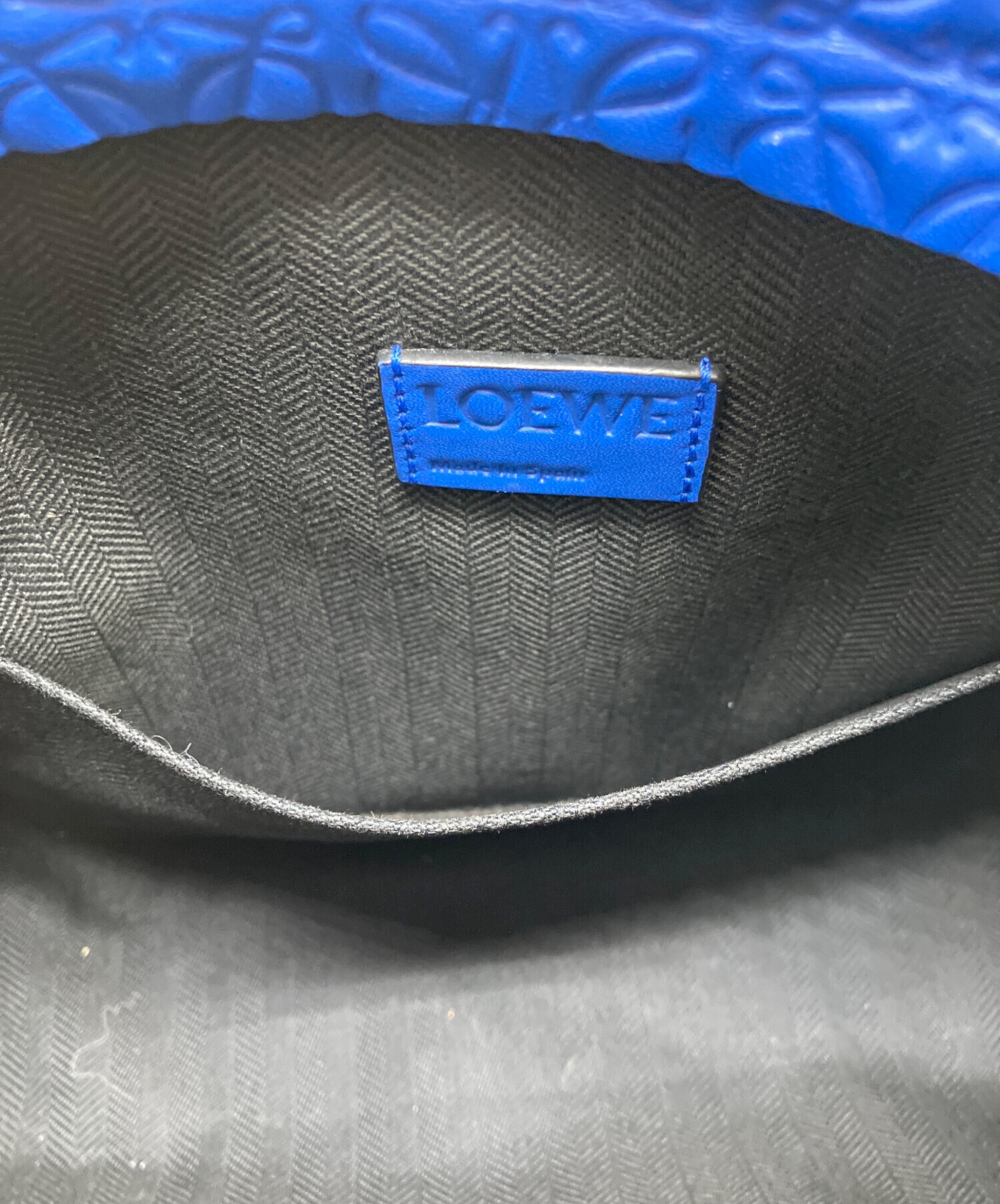 LOEWE クラッチバッグ 中古・古着通販】LOEWE (ロエベ) クラッチバッグ ブルー｜ブランド