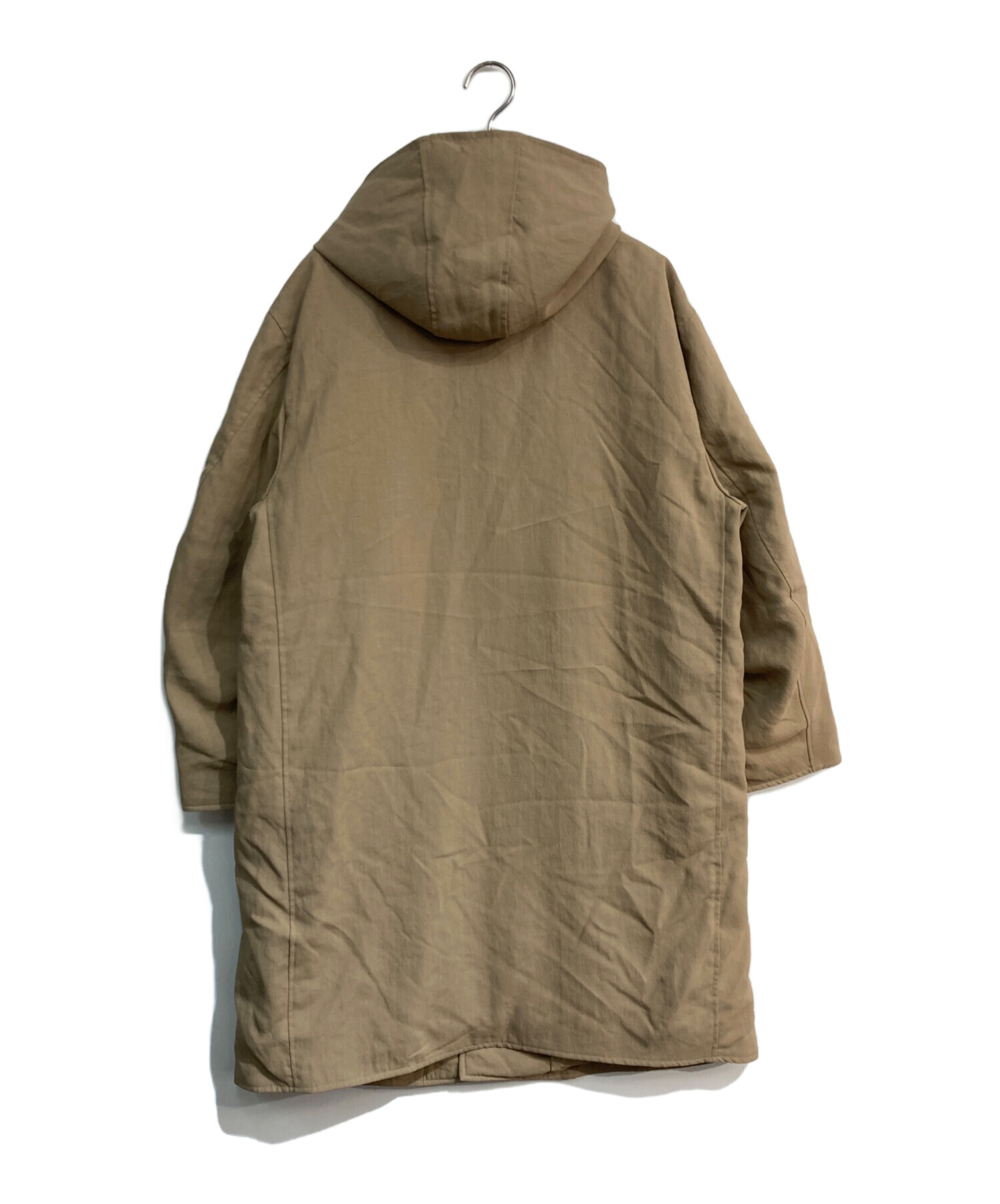中古・古着通販】miffew (ミフュー) フーデッドロングダウンコート 