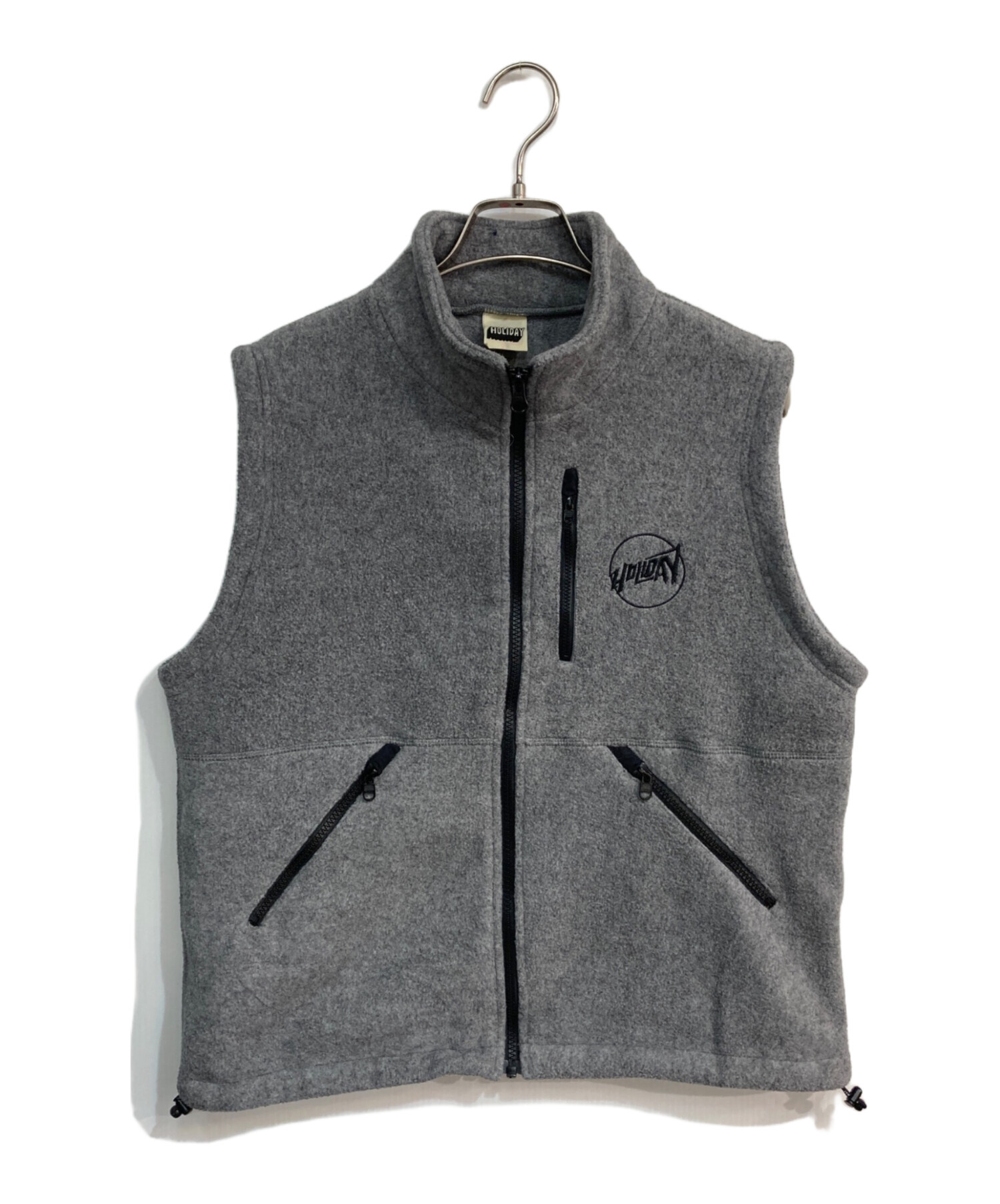 中古・古着通販】holiday (ホリデー) CLASSIC FLEECE VEST グレー
