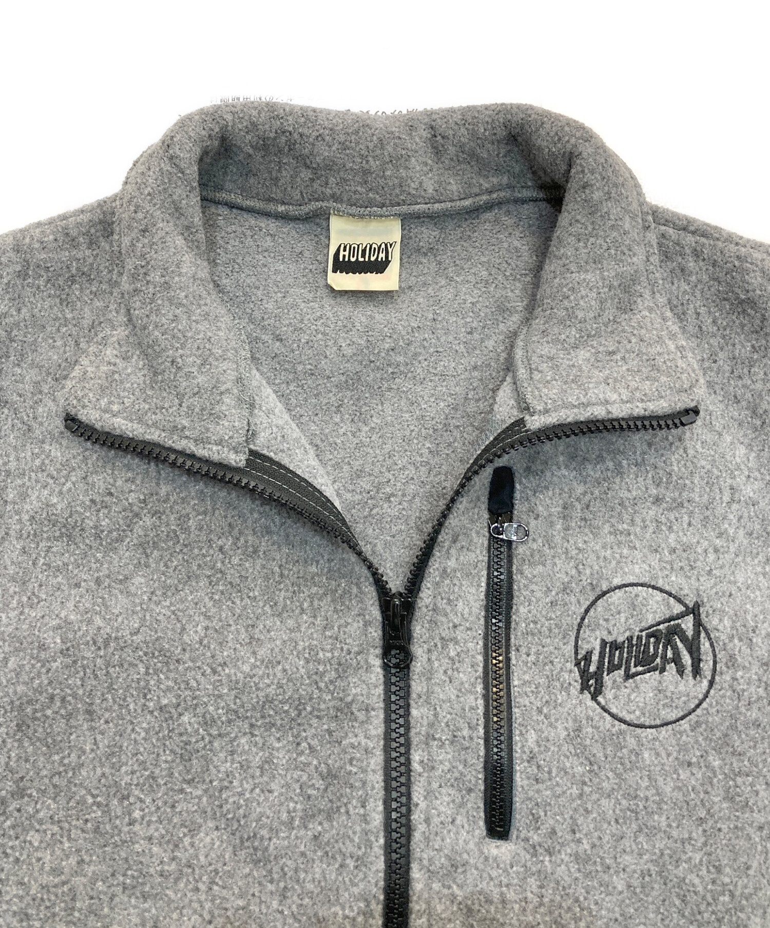 中古・古着通販】holiday (ホリデー) CLASSIC FLEECE VEST グレー