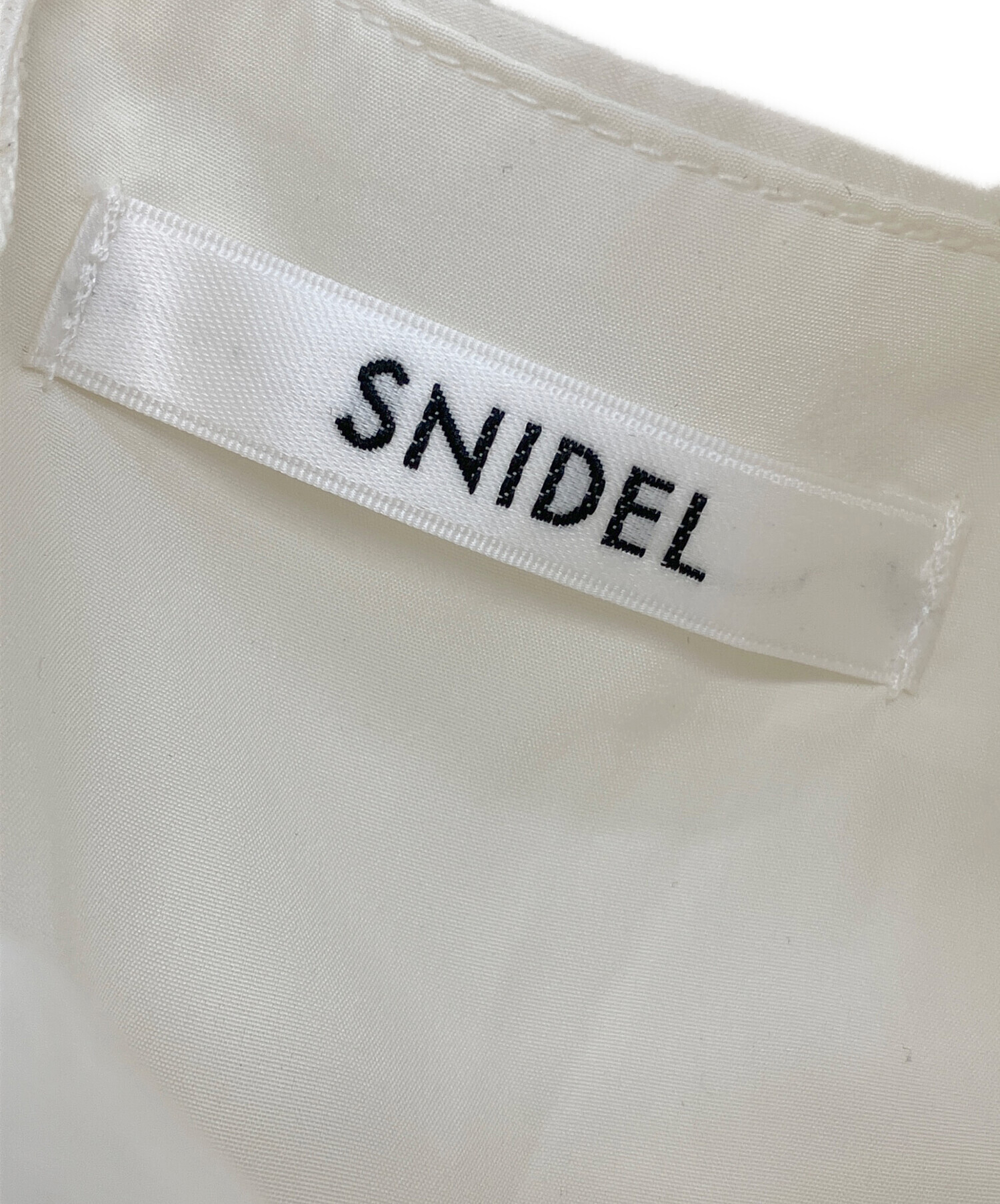 中古・古着通販】Snidel (スナイデル) リボンショルダーウエストリブ