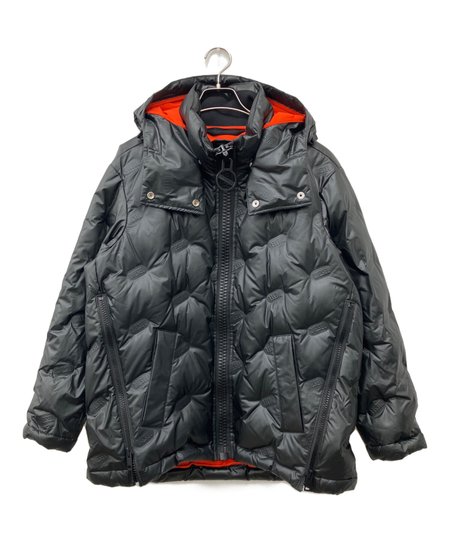 中古・古着通販】DIESEL (ディーゼル) ダウンジャケット ブラック