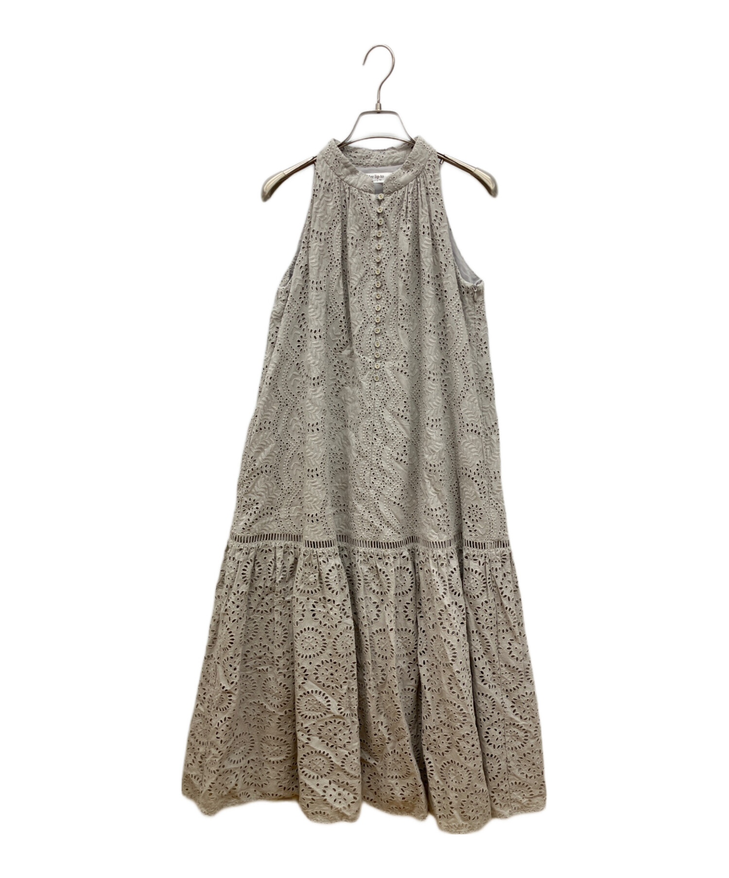 中古・古着通販】Her lip to (ハーリップトゥ) Lace-Trimmed Belted