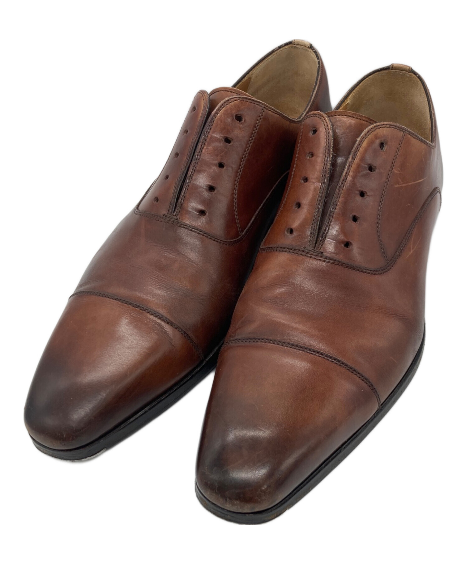 MAGNANNI/マグナーニ/ストレートチップ/size39/ブラウン 中古・古着通販】MAGNANNI (マグナーニ) ストレートチップレザー
