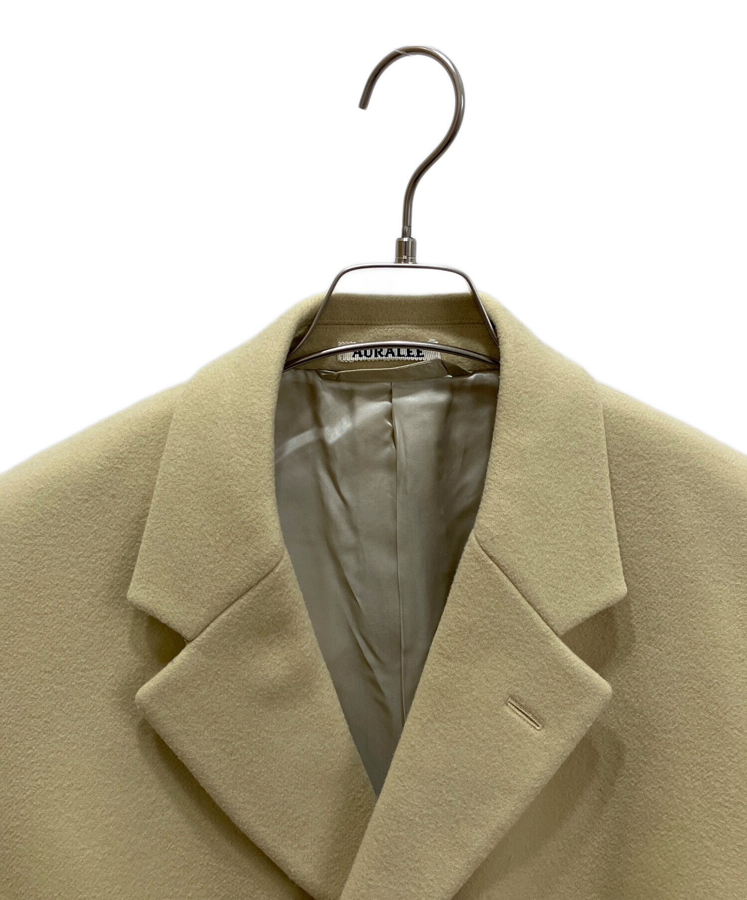 オーラリー　ダブルクロスライトメルトンチェスターフィールドコート 中古・古着通販】AURALEE (オーラリー) ダブルクロスライトメルトン