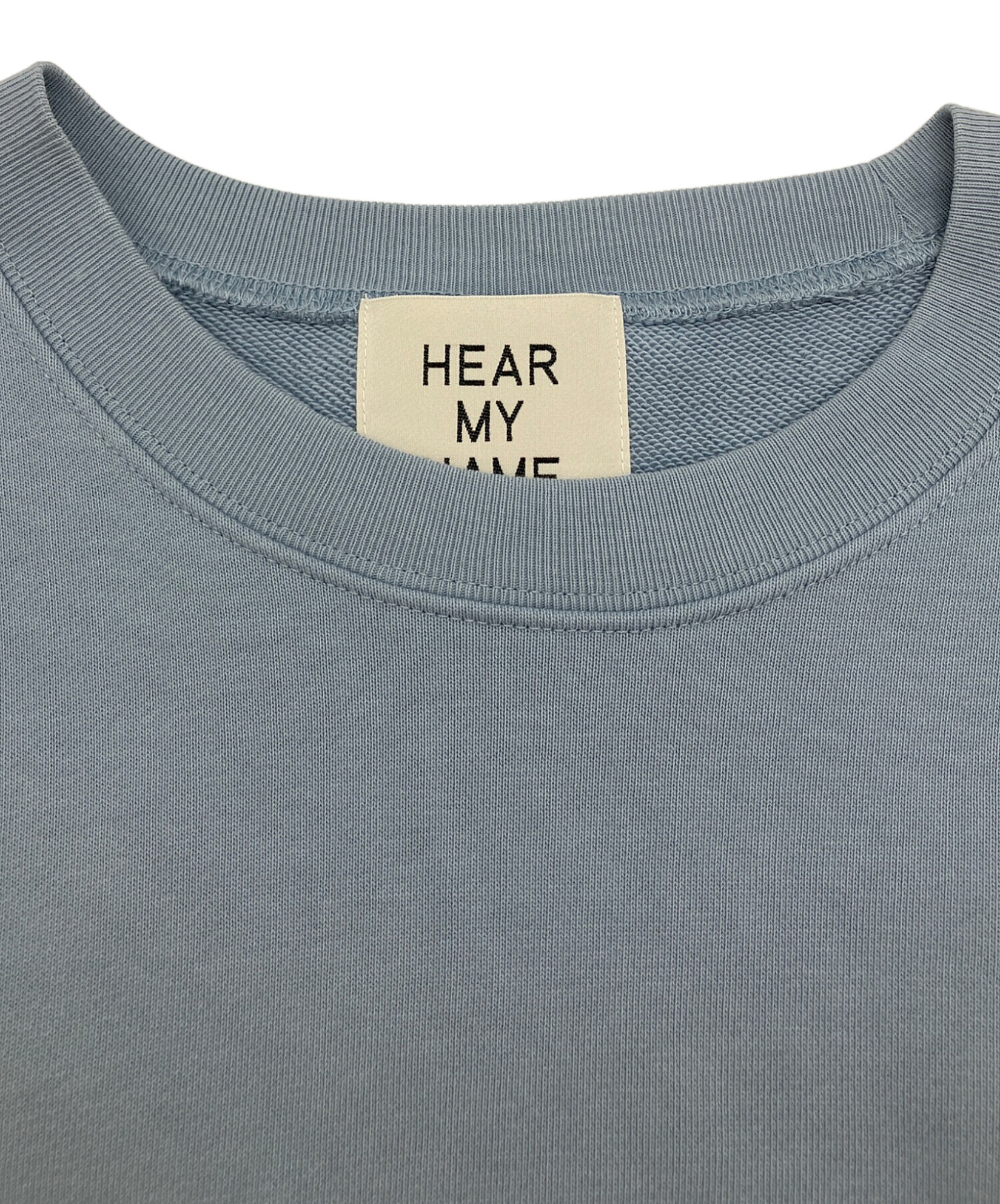 中古・古着通販】HEAR MY NAME (ヒアマイネーム) ロゴスウェットプル