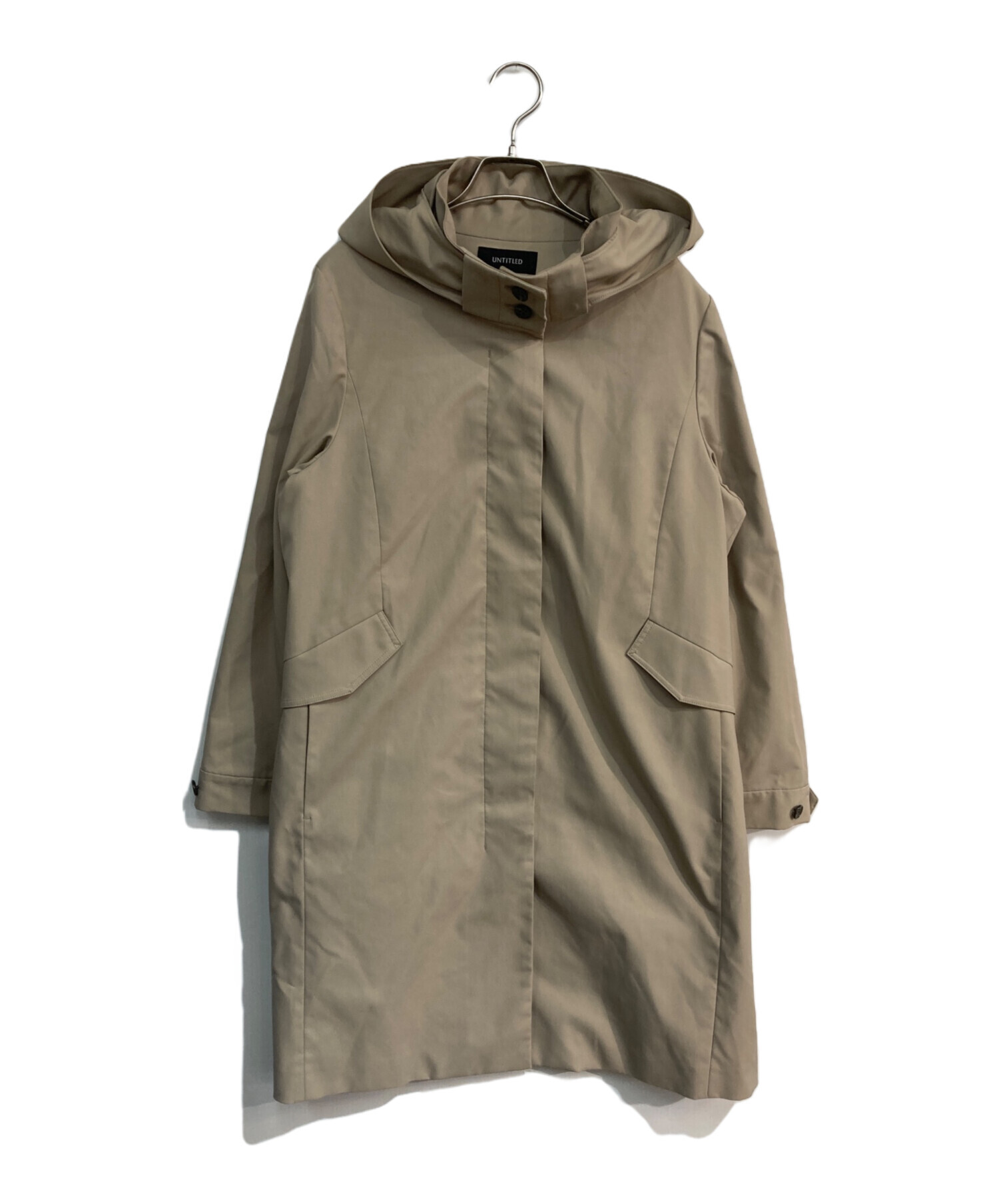 UNTITLED フーデットコート ベージュ UNTITLED フーデットコート ベージュ 【公式通販】
