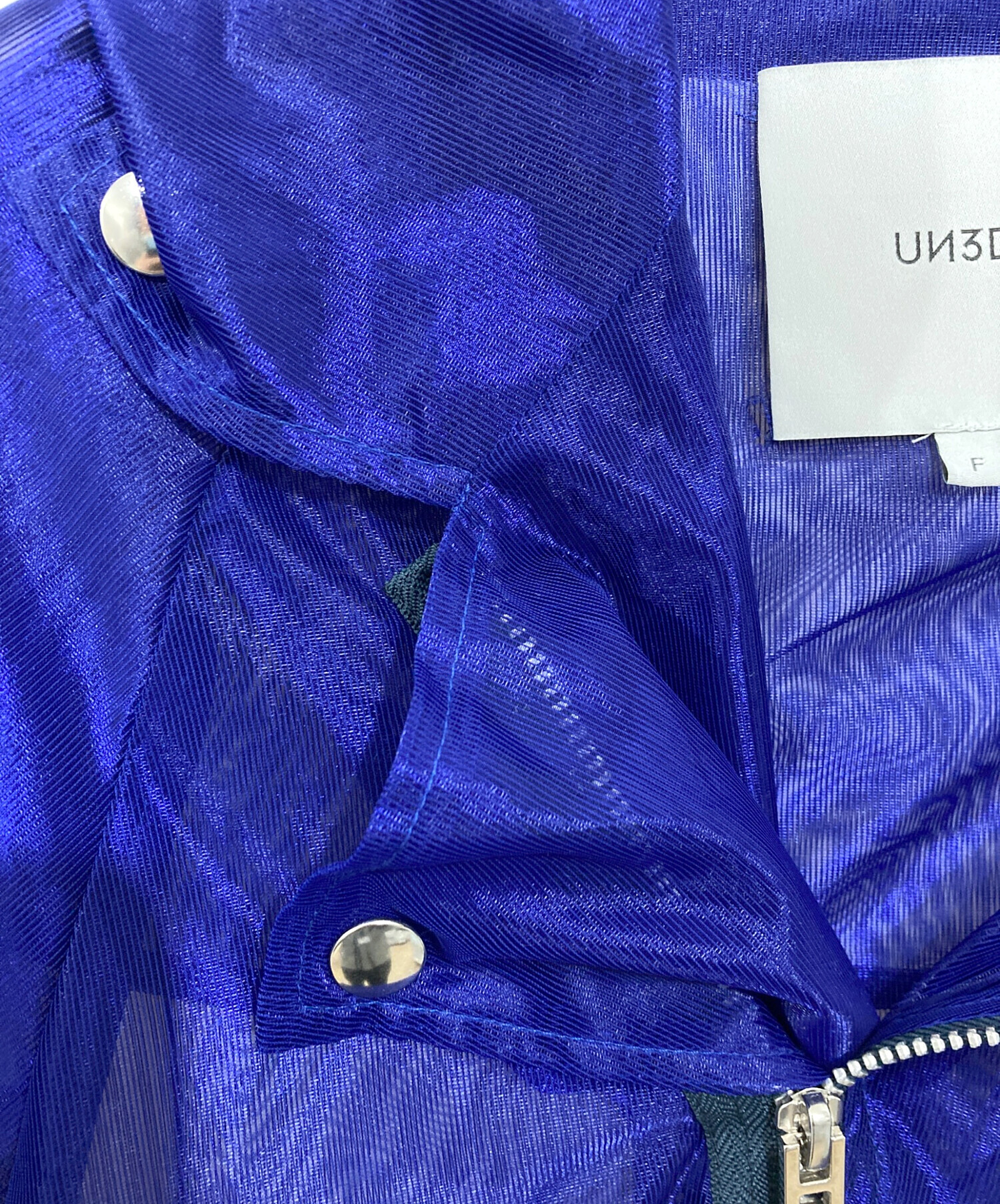 中古・古着通販】UN3D. (アンスリード) シアーライダース ブルー