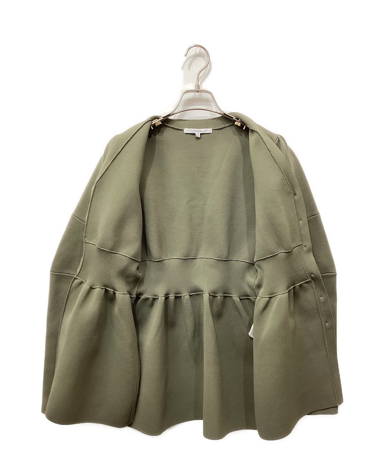 【新品未使用】アンスリード 22AW ボリュームスリーブニットカーデ（1535） 中古・古着通販】UN3D. (アンスリード) ボリュームスリーブニット
