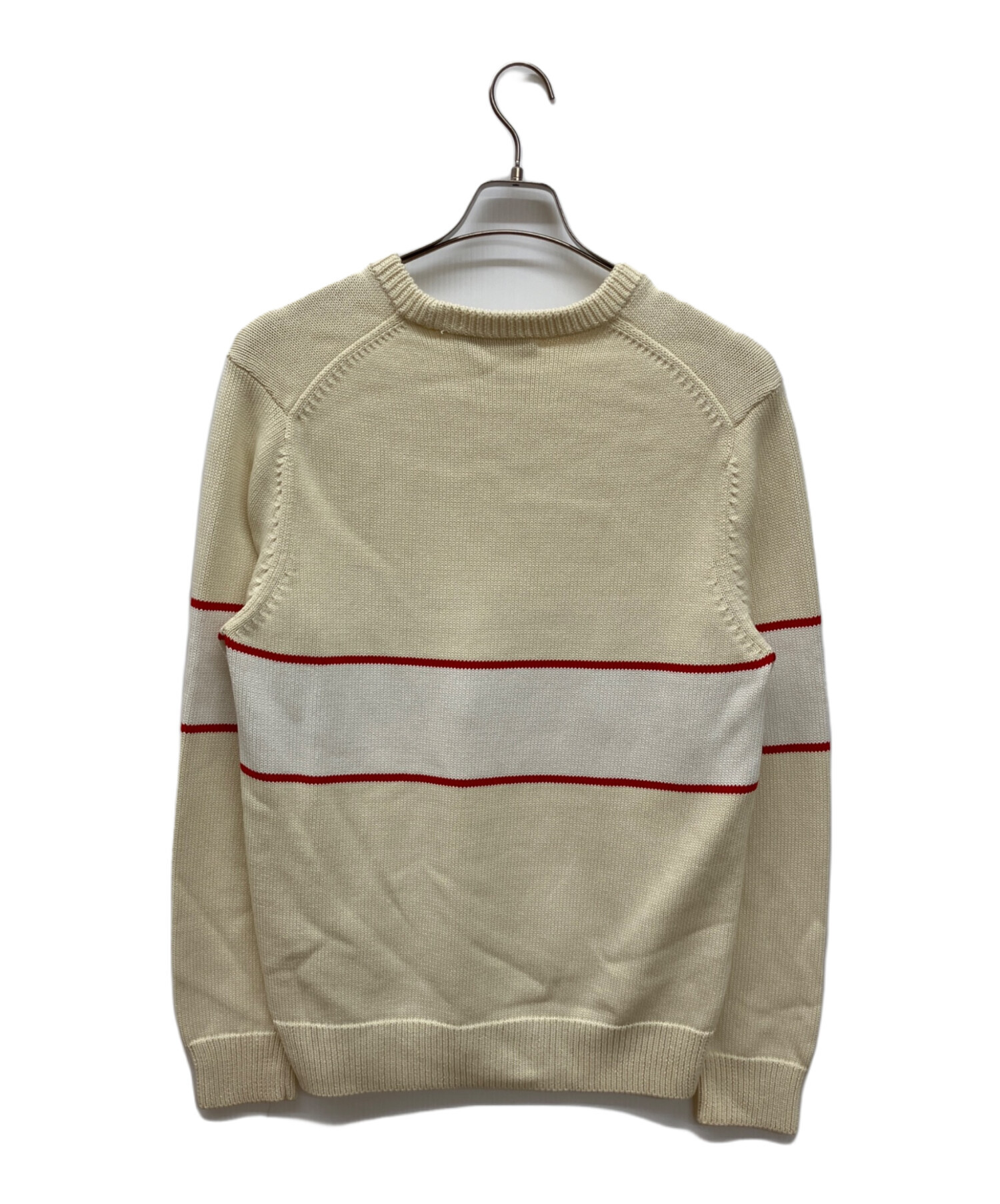 GIVENCHY リバースロゴ 長袖 クルーネック セーター *WHITE