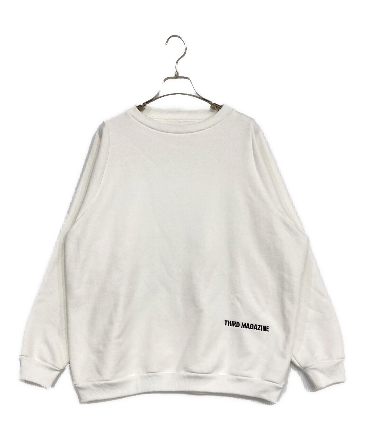 サードマガジン ロゴ刺繍裏毛スウェット サードマガジンロゴ刺繍ボート