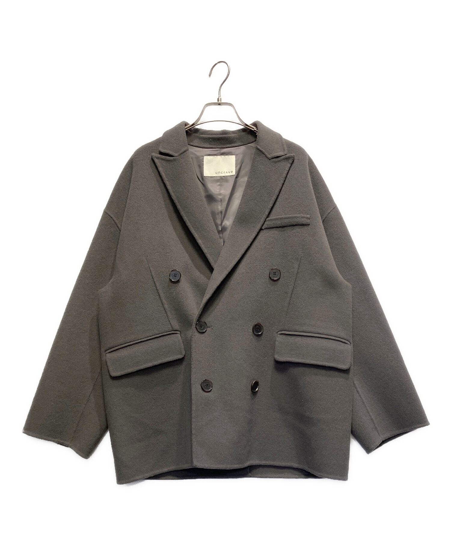 中古・古着通販】uncrave (アンクレイヴ3.) リバー ジャケットコート