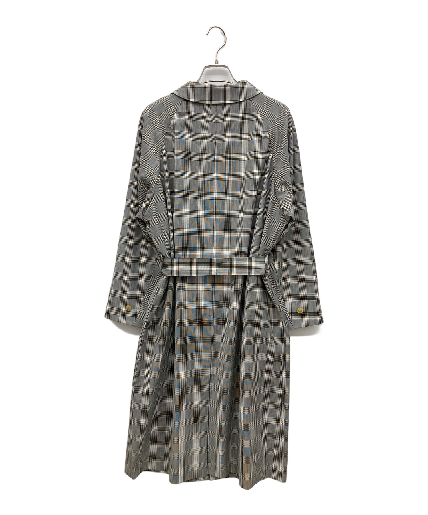 MACKINTOSH PHILOSOPHYフード付きチェックコート 未使用に近い 中古・古着通販】MACKINTOSH PHILOSOPHY (マッキントッシュ