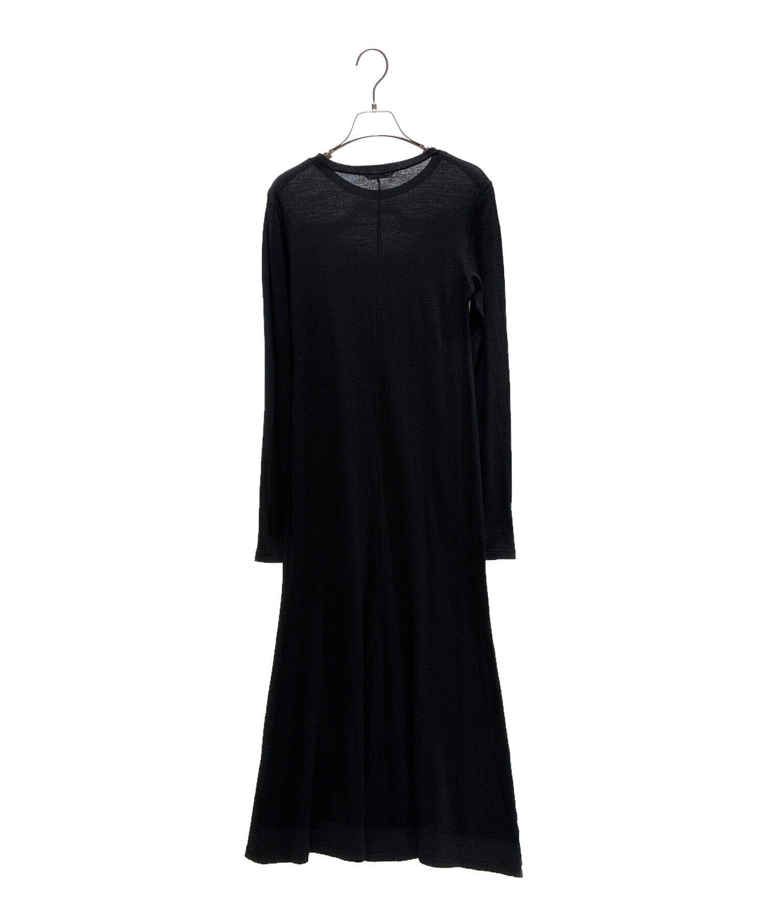 中古・古着通販】AURALEE (オーラリー) WOOL AMUNZEN DRESS ブラック 