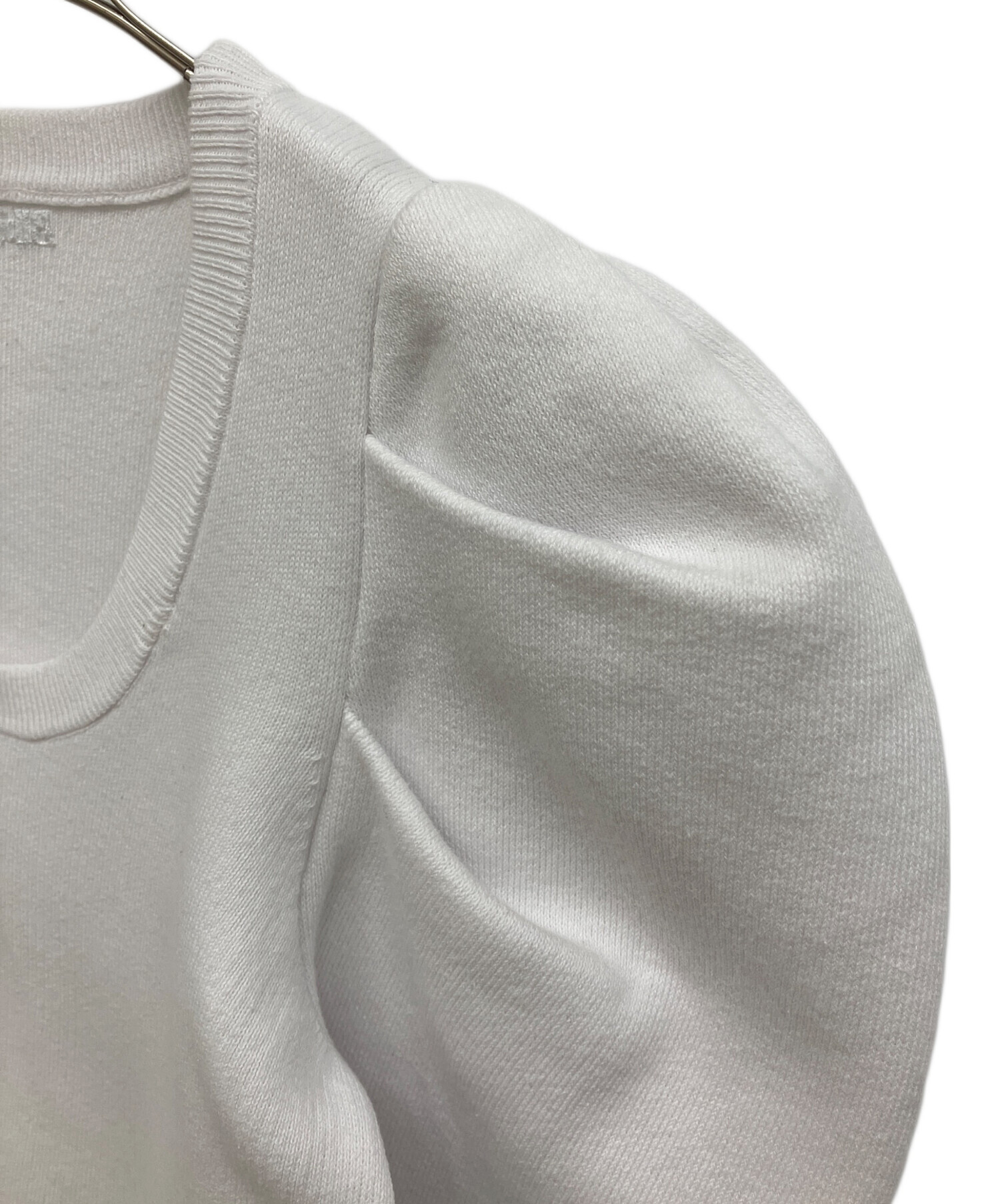 中古・古着通販】Bibiy. (ビビィ) EFFIE PUFF KNIT ホワイト サイズ