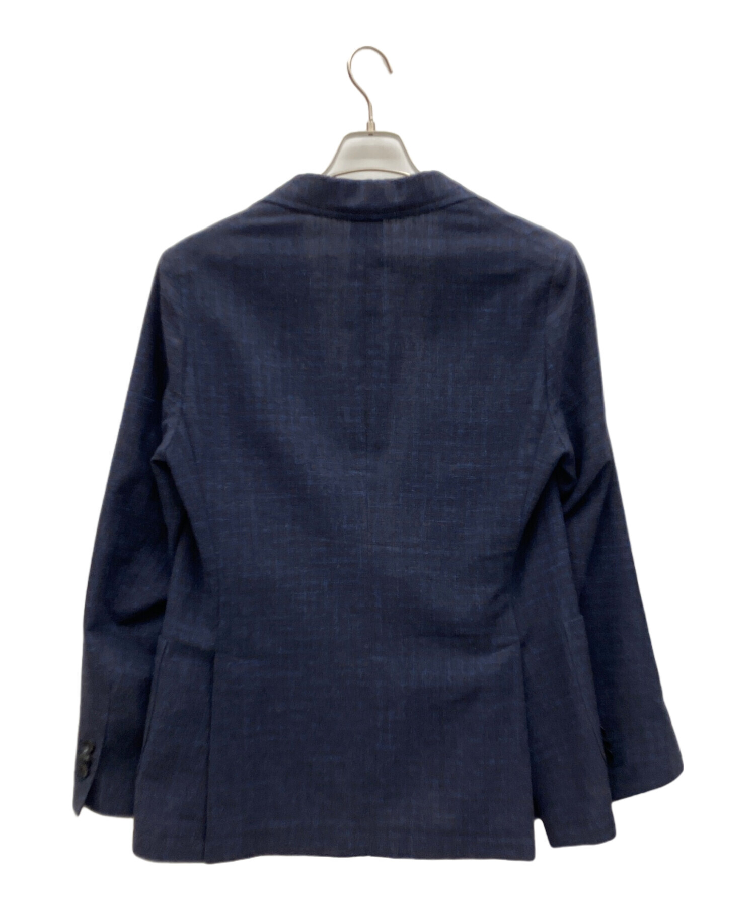 新品/タグ付◎ LATORRE テーラードジャケット　リネン　ネイビー　50 中古・古着通販】LATORRE (ラトーレ) コットンリネンテーラード