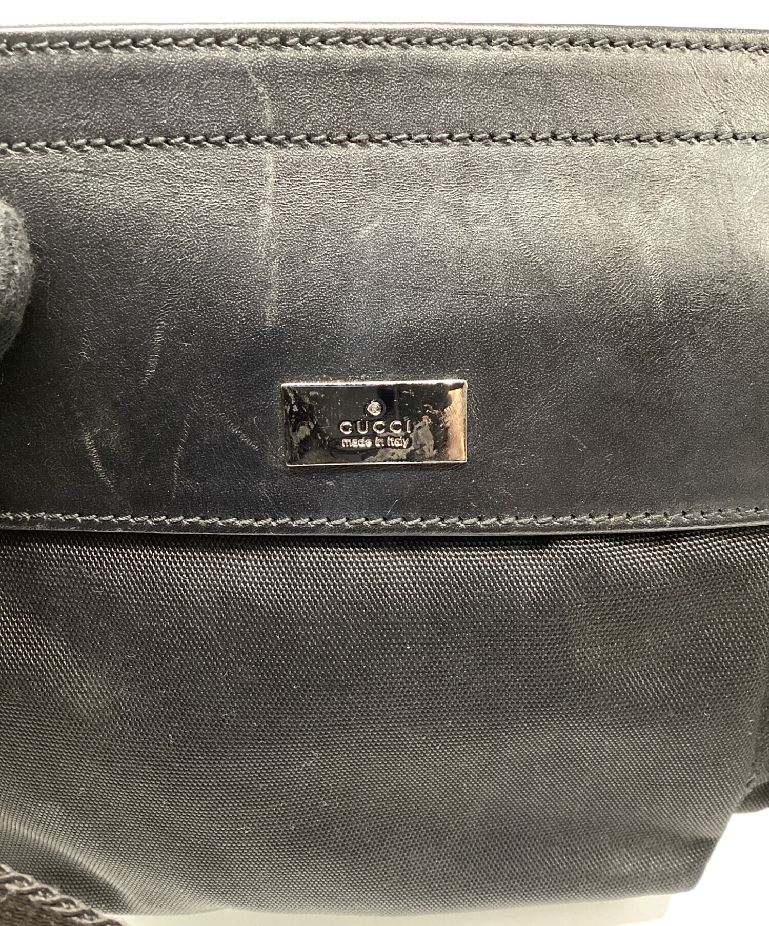 中古・古着通販】GUCCI (グッチ) ウエストポーチ ブラック｜ブランド