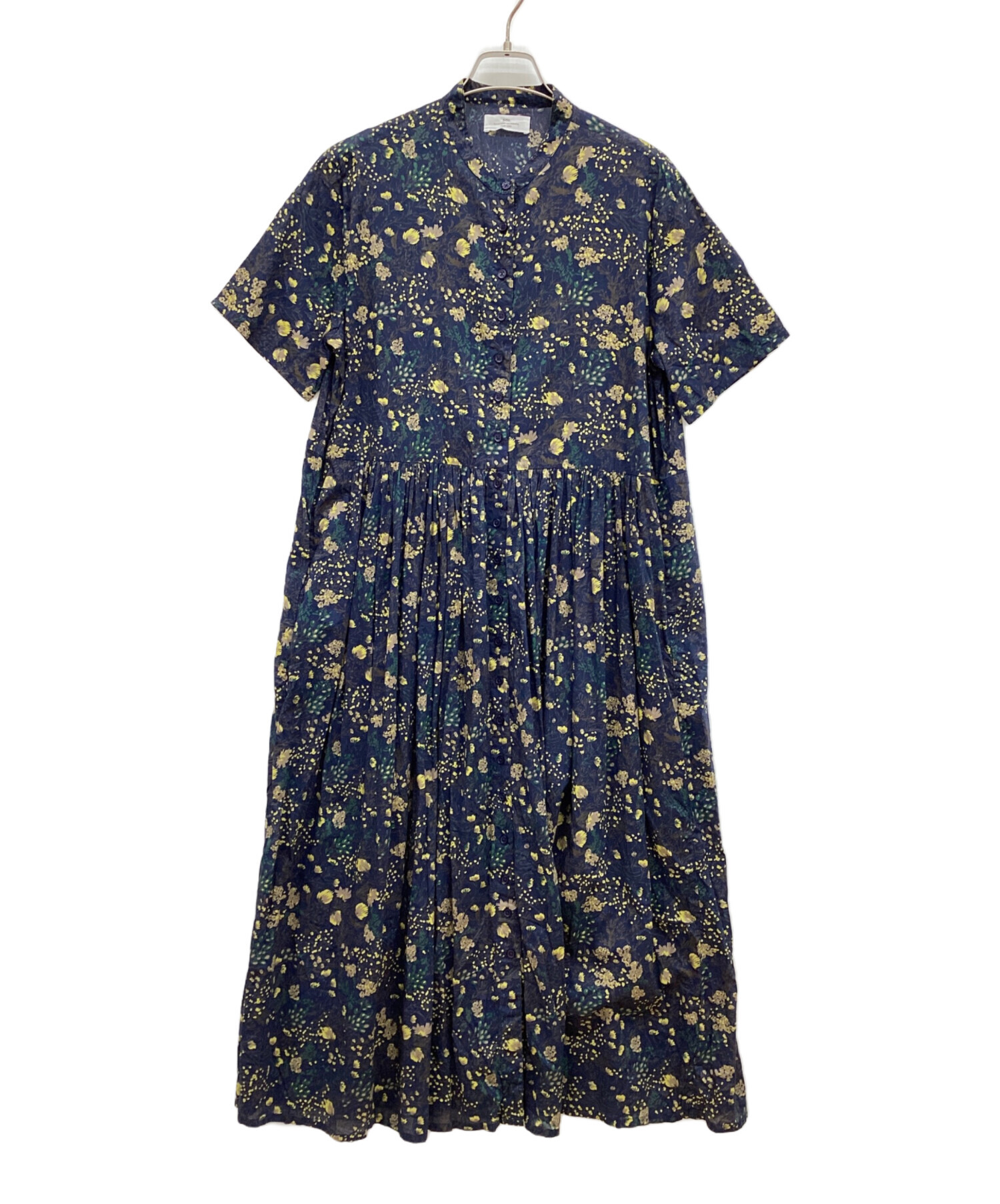 中古・古着通販】SOIL (ソイル) COTTON FLOWER PRINT BANDED COLLAR