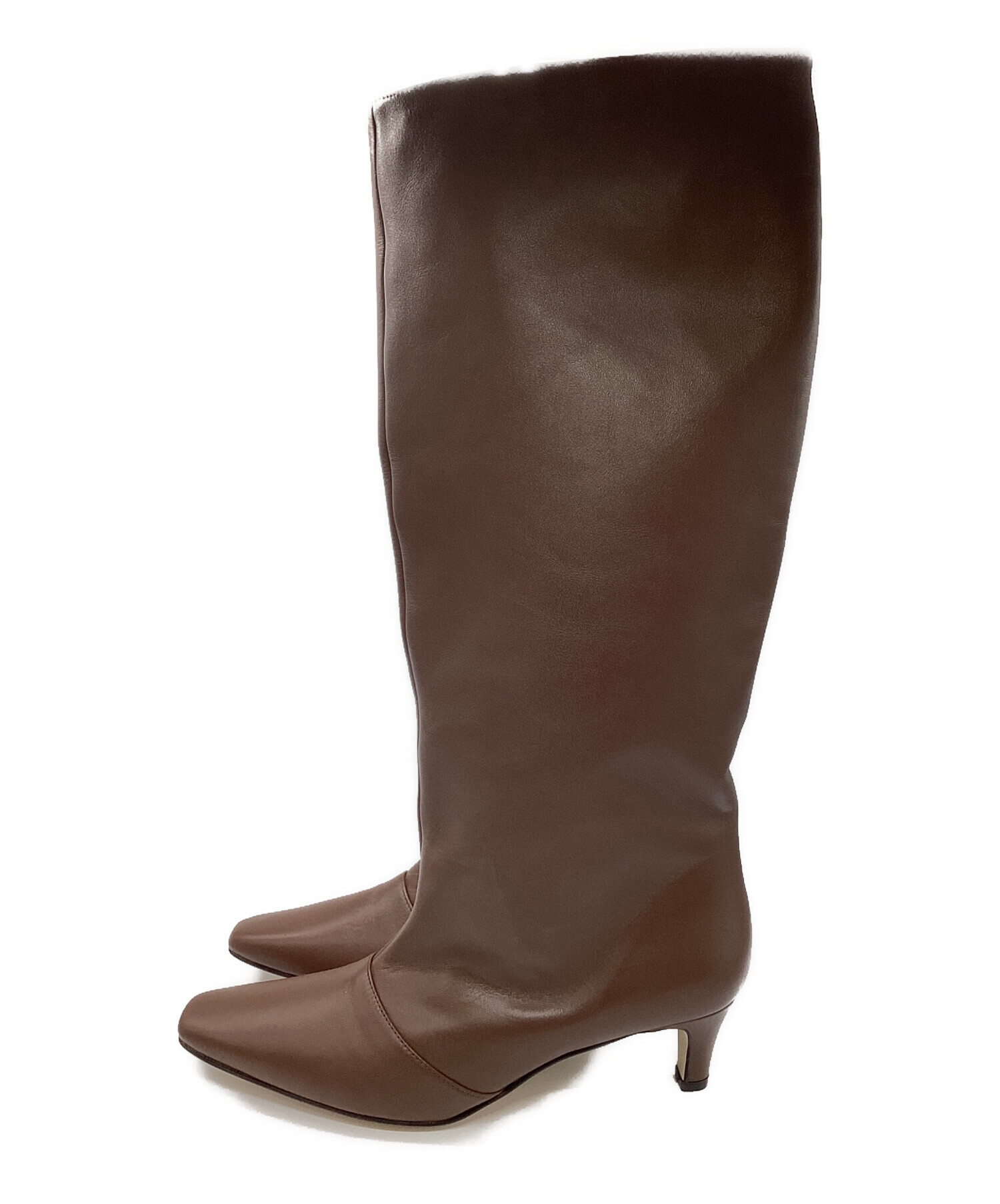 中古・古着通販】Escarlata (エスカラータ) ロングブーツ ブラウン