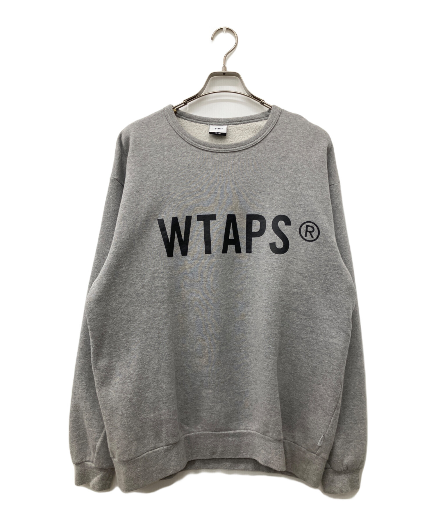WTAPS グレー スウェット size 2 WTAPS(ダブルタップス) 25AW SIGN-RGYD SWEATER フロントロゴ クルー