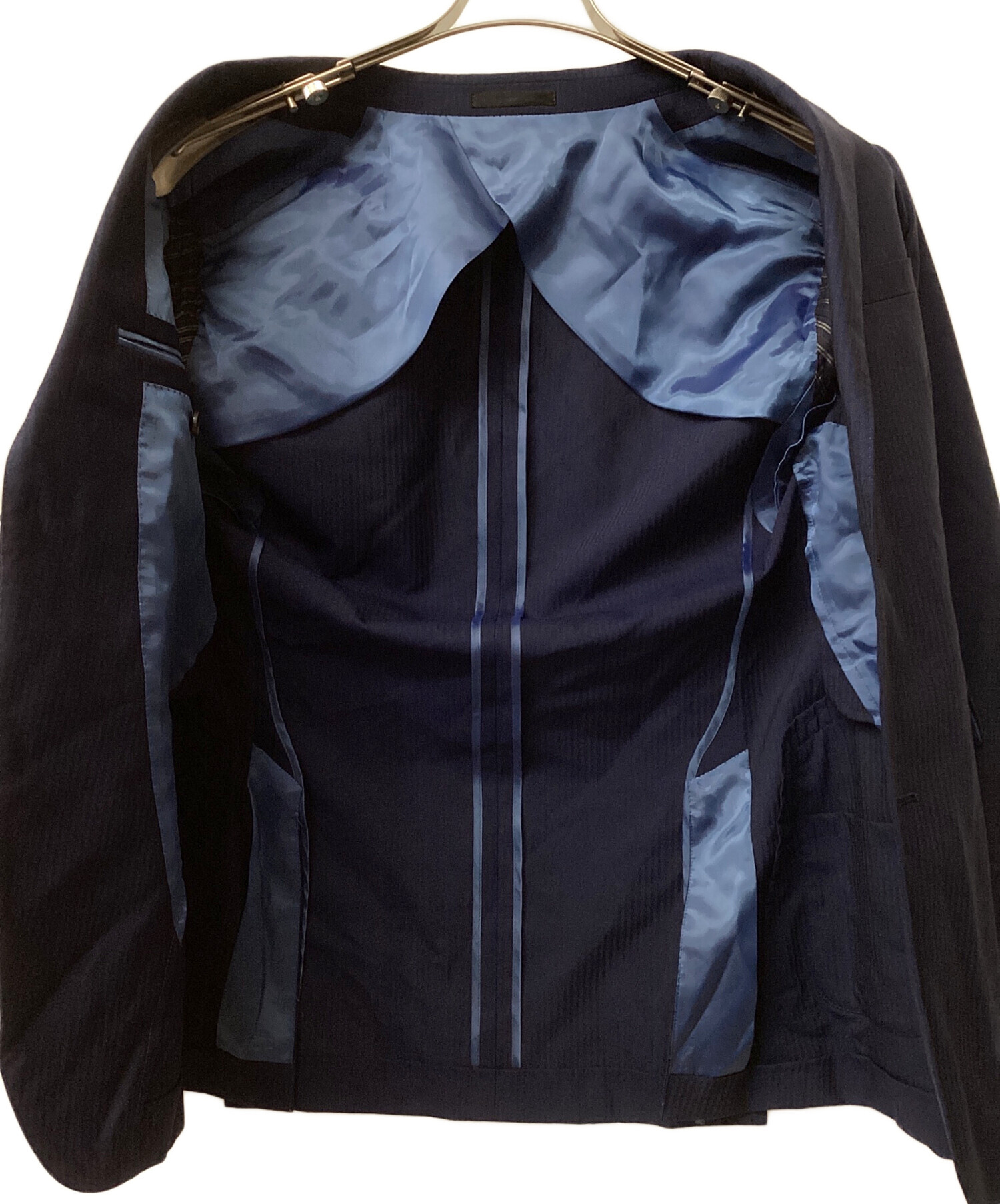 BURBERRY BLACK LABEL スーツセットアップ ブラック 36R 人気モデル】バーバリーブラックレーベル スーツセットアップ