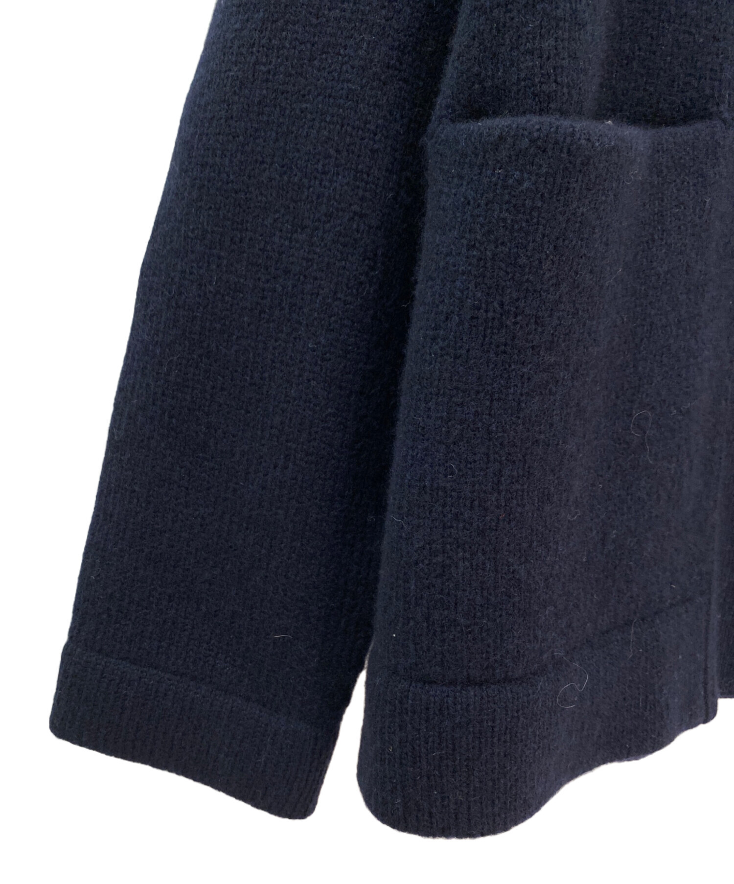 中古・古着通販】ebure (エブール) ウールカシミア ニットジャケット 中古・古着通販】ebure (エブール) ウールカシミア ニットジャケット