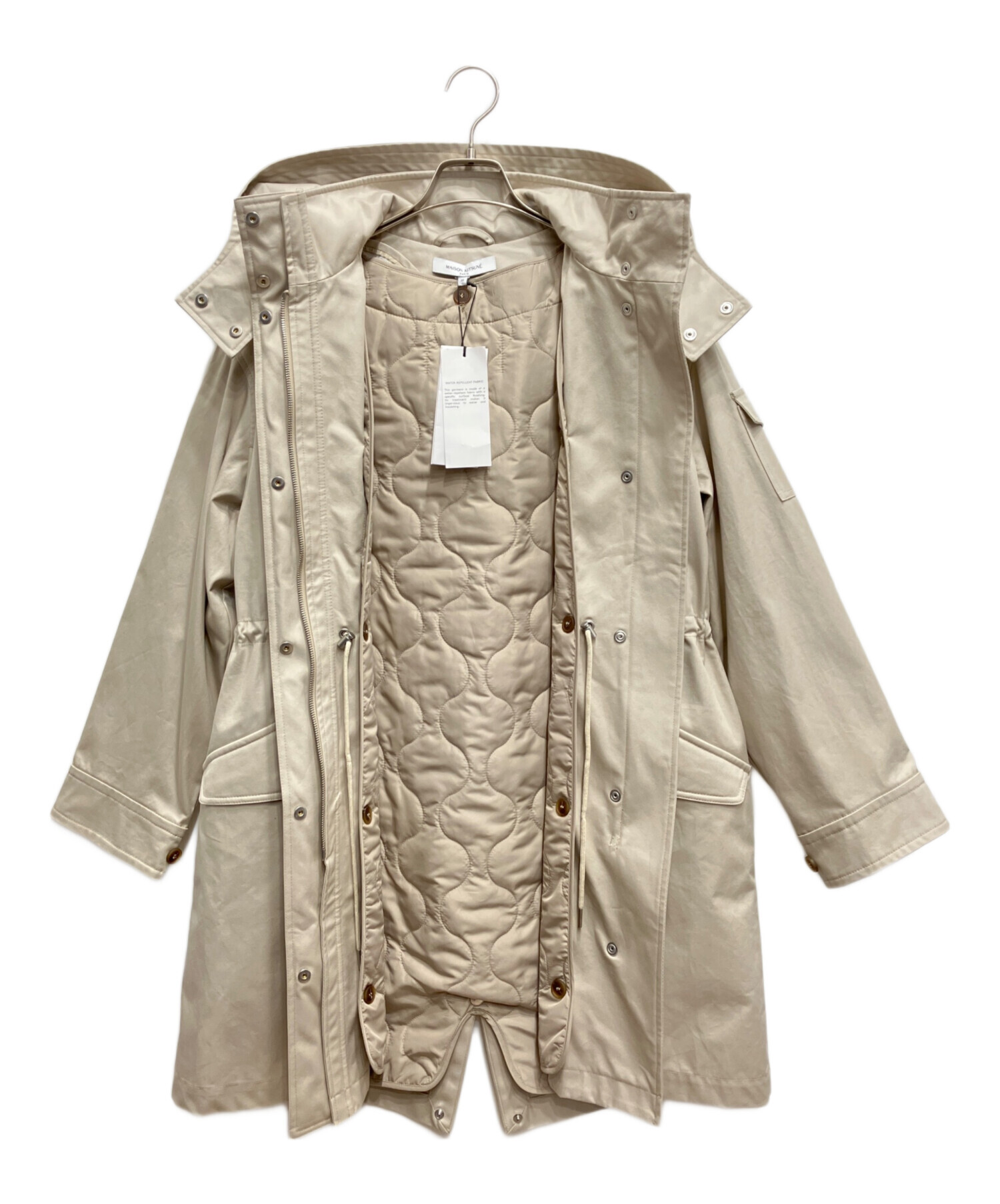 中古・古着通販】maison kitsune (メゾンキツネ) ライナー付モッズ