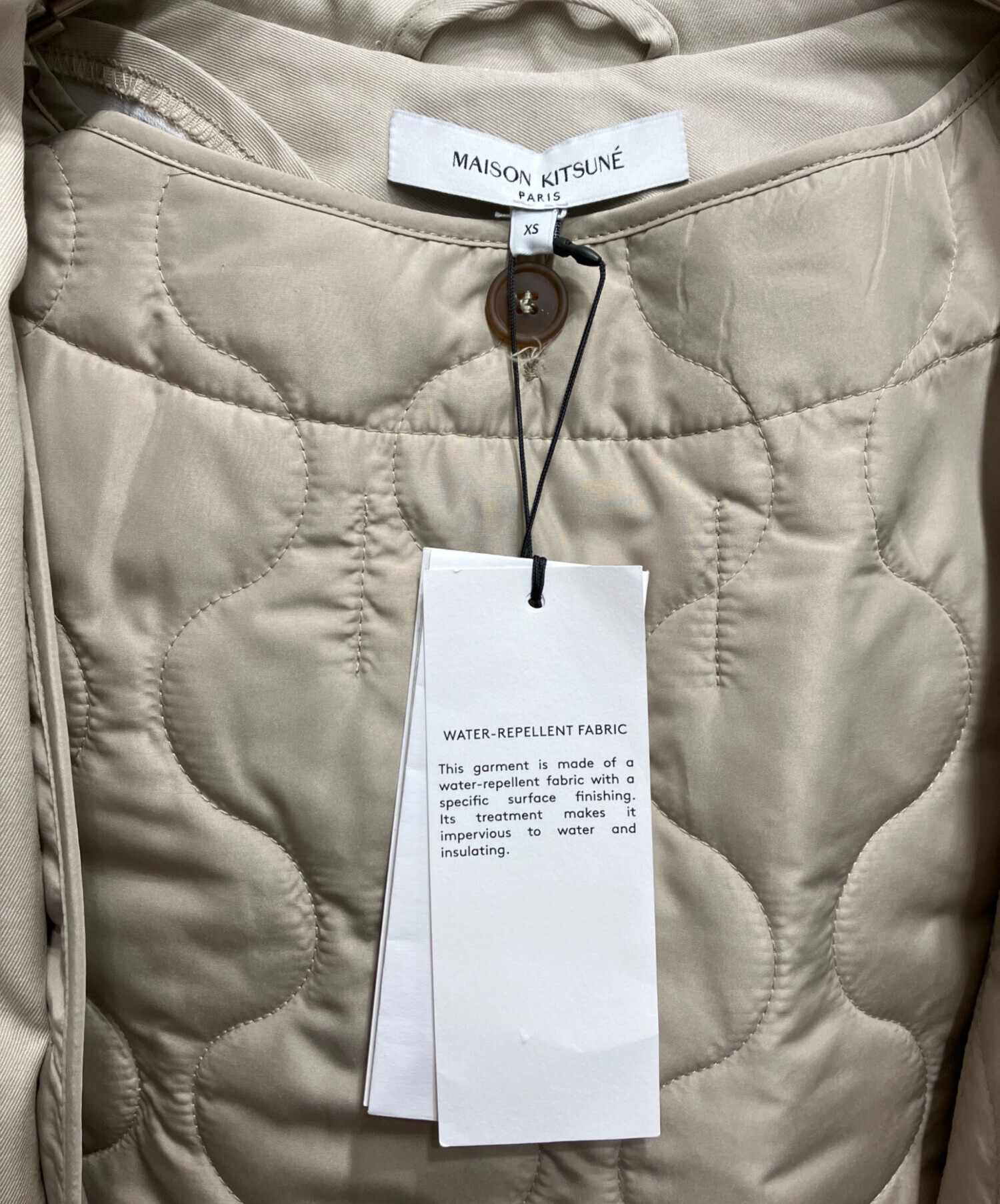 中古・古着通販】maison kitsune (メゾンキツネ) ライナー付モッズ