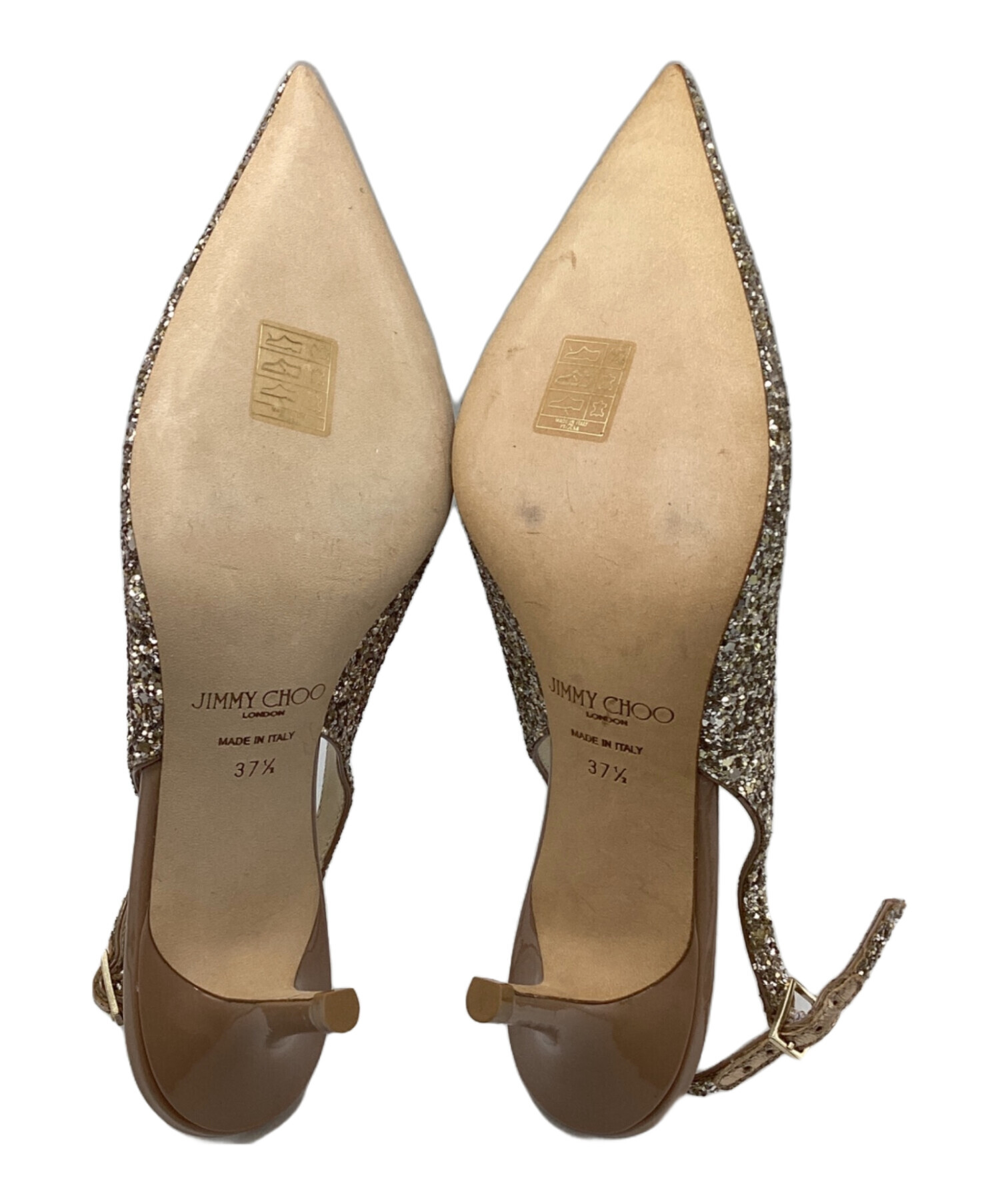 中古・古着通販】JIMMY CHOO (ジミーチュウ) グリッターパンプス