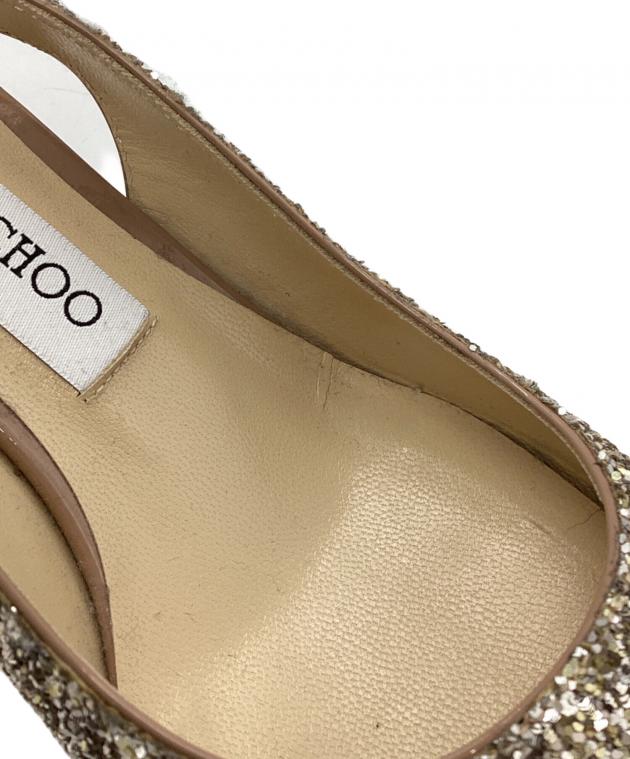 中古・古着通販】JIMMY CHOO (ジミーチュウ) グリッターパンプス