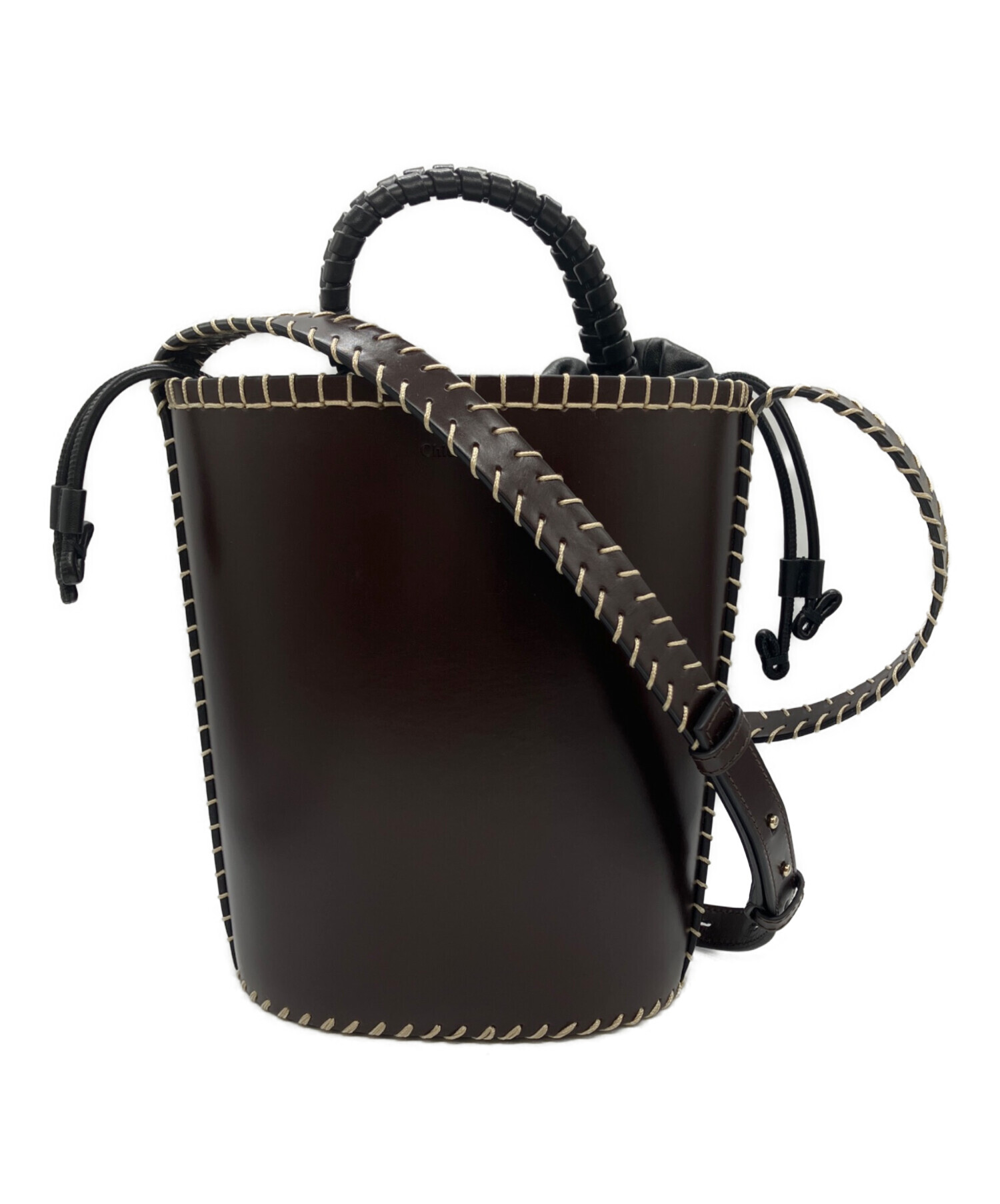 中古・古着通販】Chloe (クロエ) LOUELA SMALL BUCKET BAG ダーク