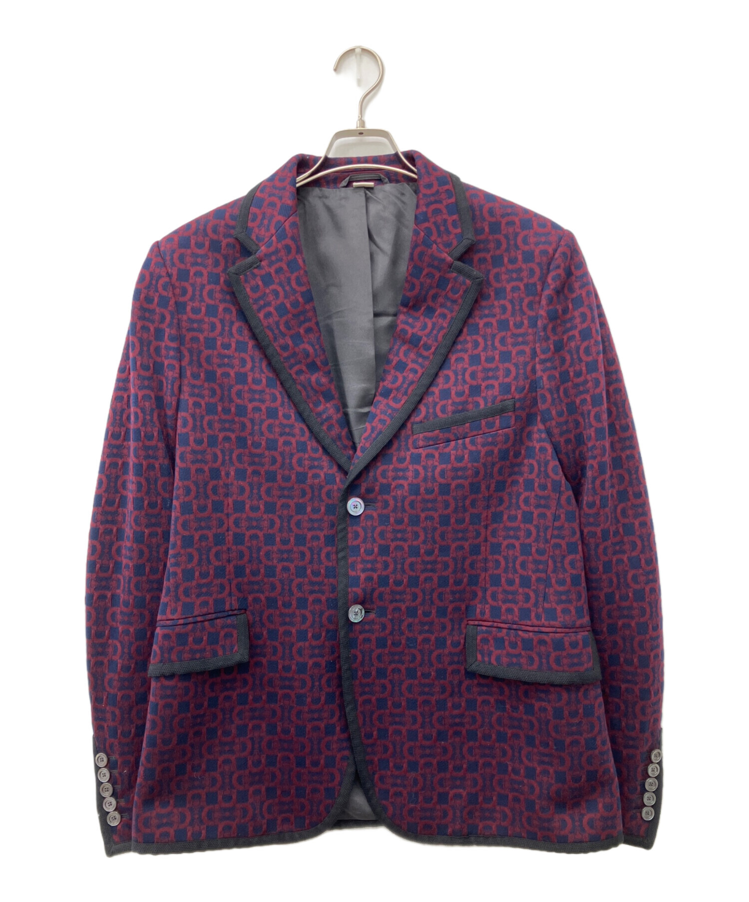 中古・古着通販】GUCCI (グッチ) ホースビット総柄 テーラード