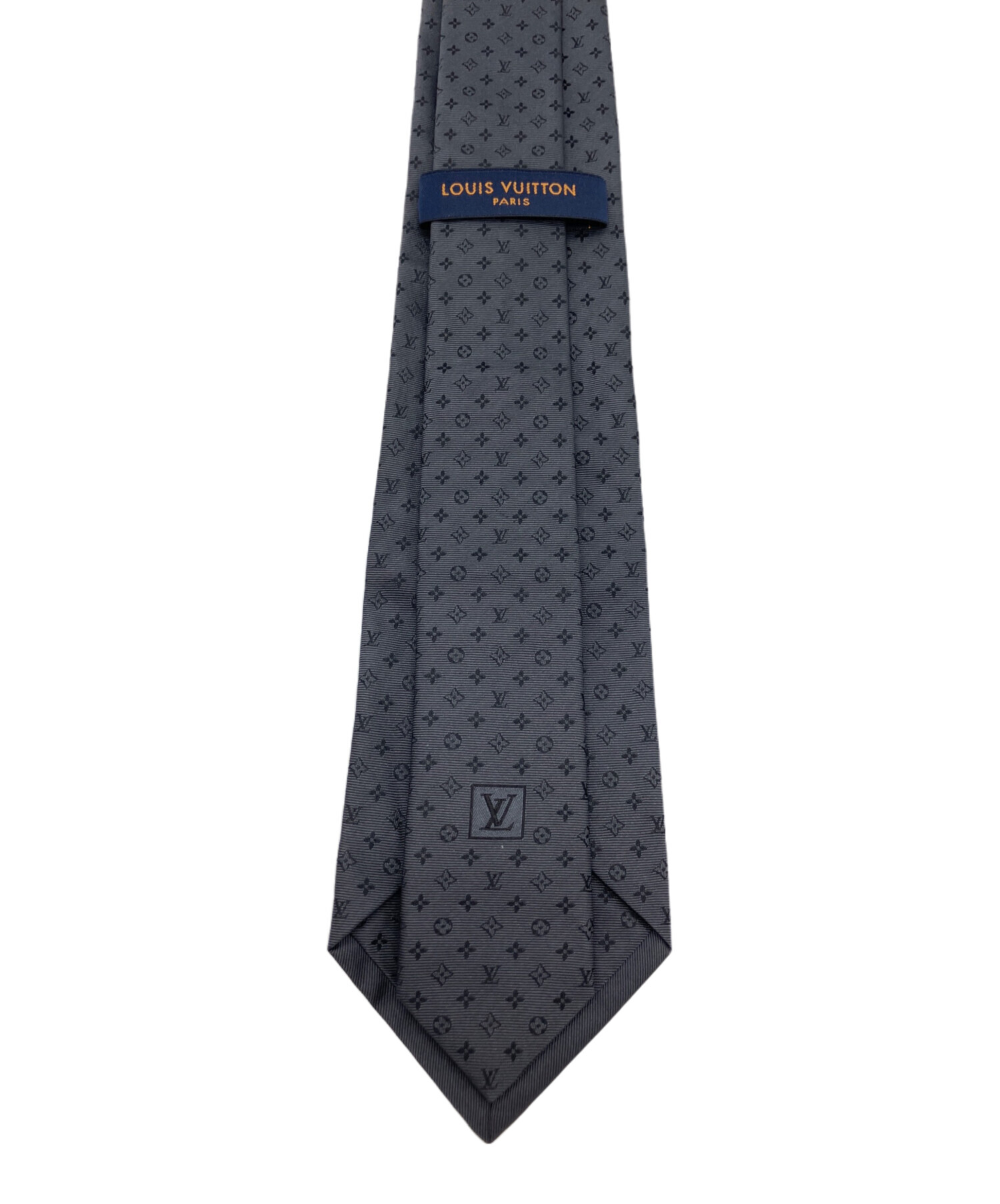 【美品・クリーニング済・即着用可】Louis Vuitton ネクタイ ブロック 中古・古着通販】LOUIS VUITTON (ルイ ヴィトン) モノグラム シルク