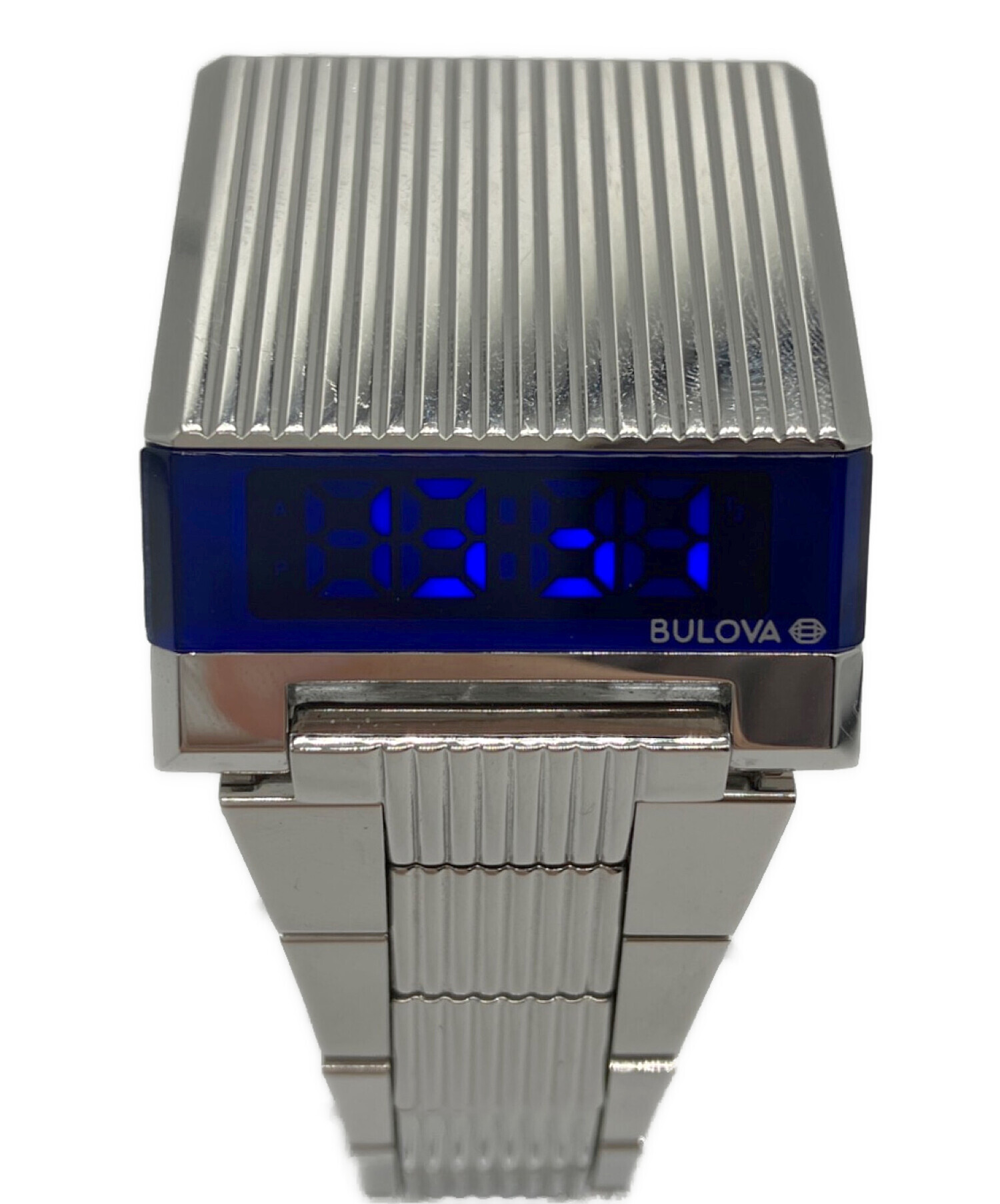 【稼働】ブローバ Dress ドレス クォーツ 腕時計 C877607 中古・古着通販】BULOVA (ブローバ) LEDデジタルクォーツ｜ブランド
