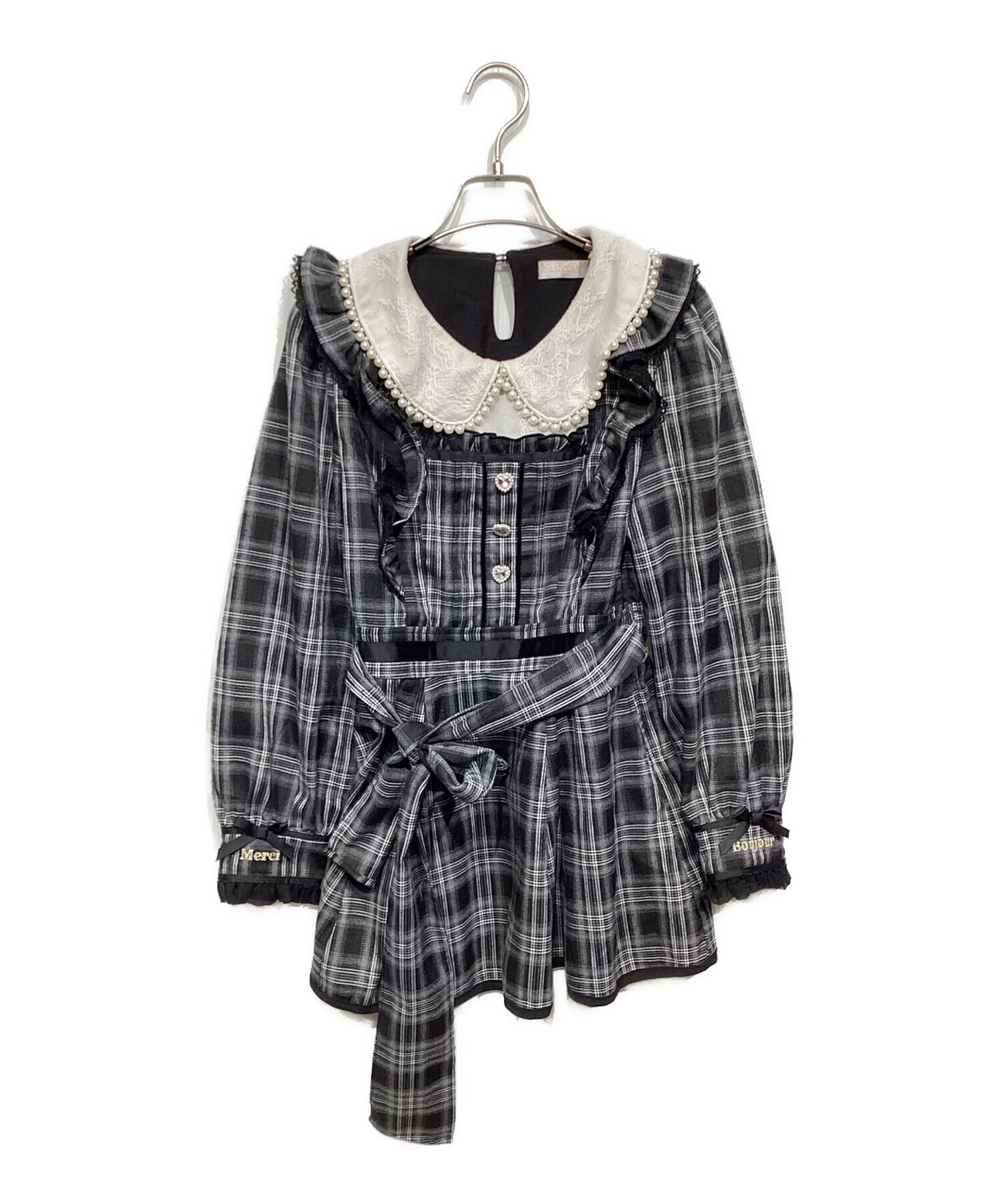 中古・古着通販】LIZ LISA (リズリサ) フリルエプロンセットアップ