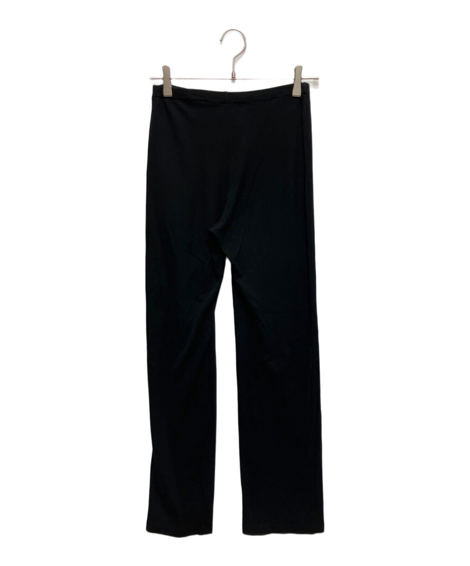 美品　リミフゥ　ヨウジヤマモト　変形　ストレッチ　パンツ　黒 中古・古着通販】YOHJI YAMAMOTO (ヨウジヤマモト) ストレッチパンツ