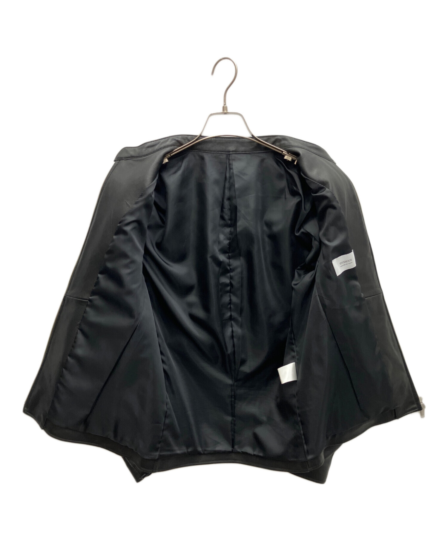 中古・古着通販】STUDIOUS (ステュディオス) ラムレザージャケット