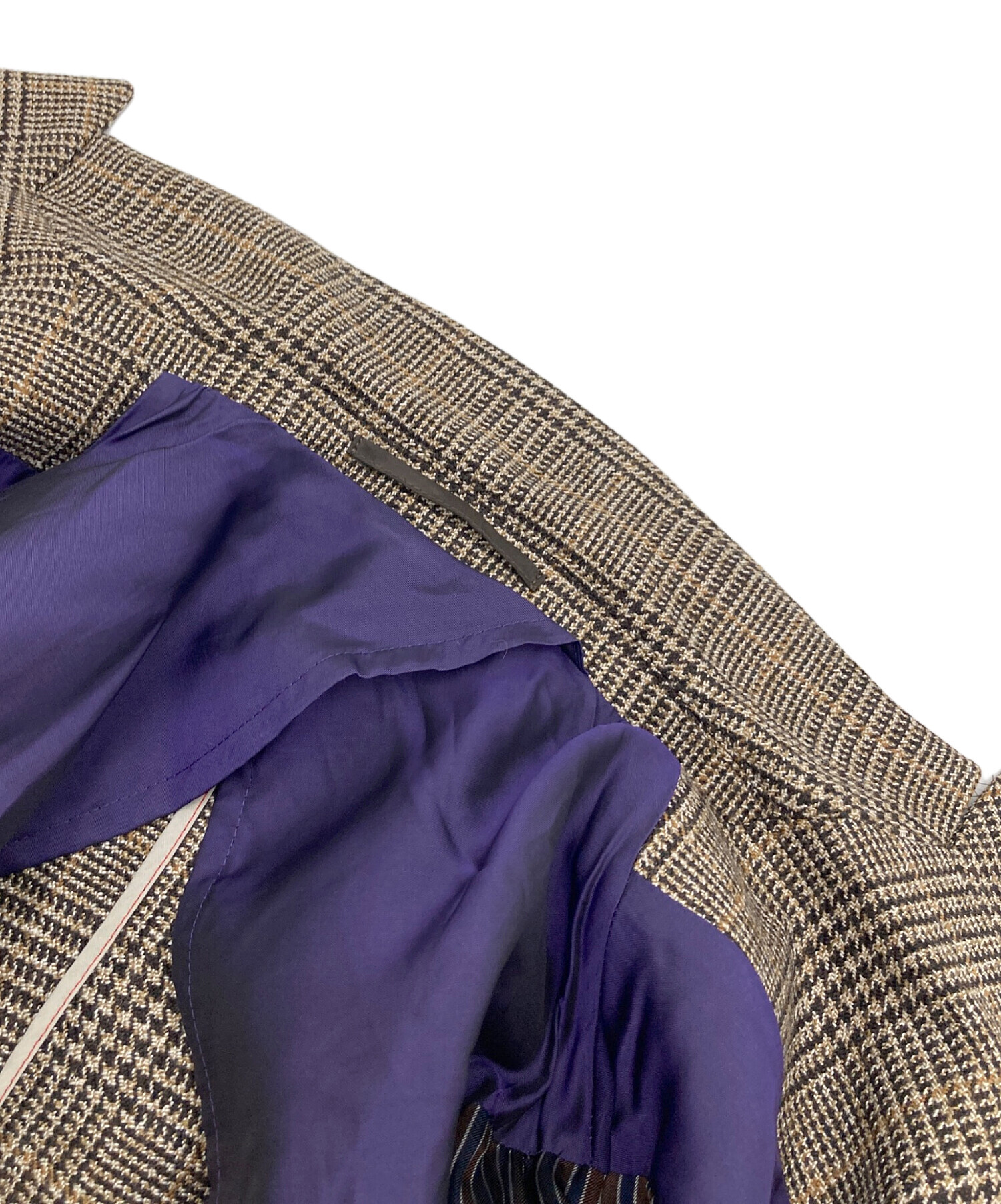 中古・古着通販】Sov. (ソブ) チェックダブルジャケット テーラード