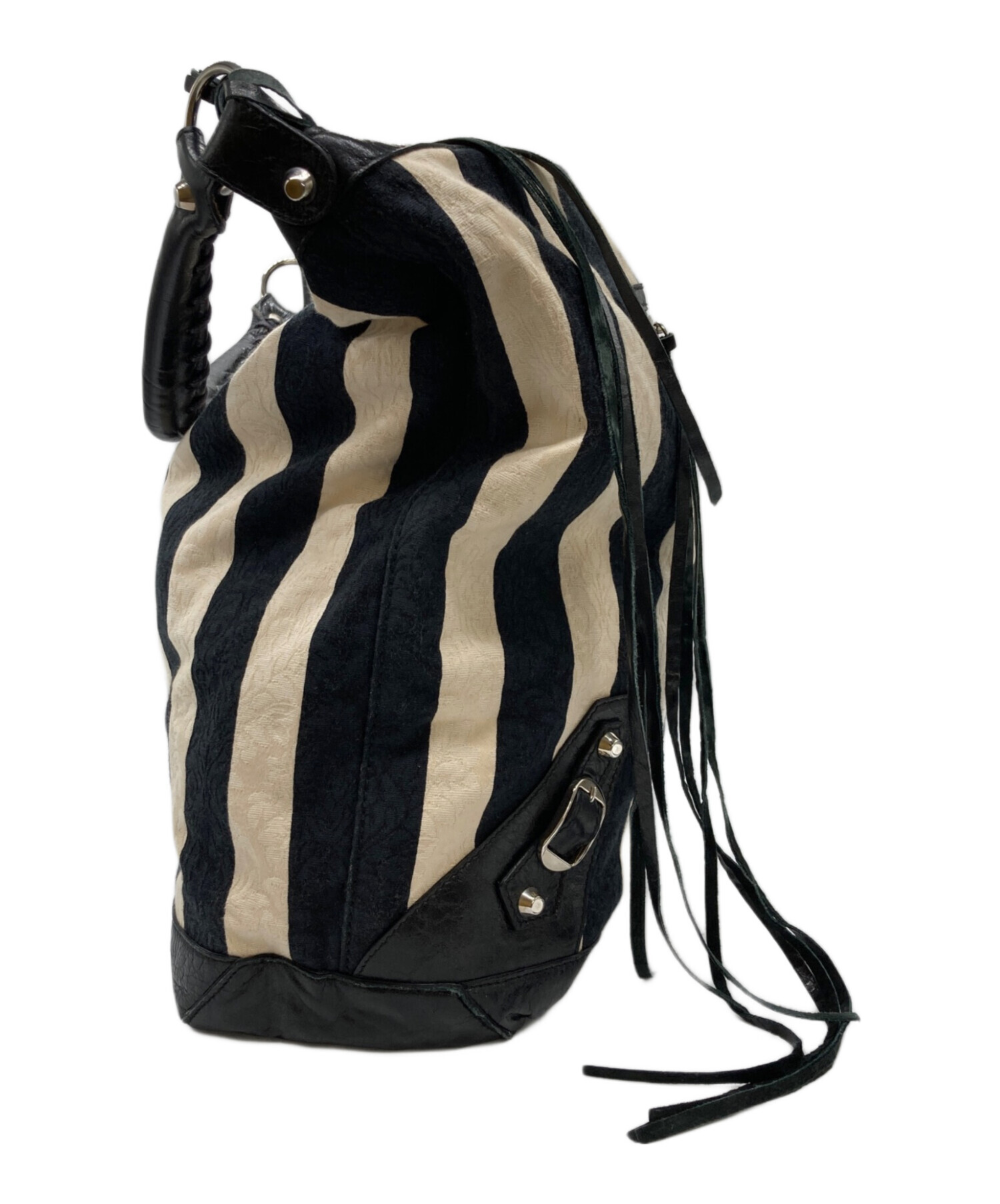中古・古着通販】BALENCIAGA (バレンシアガ) ストライプワンショルダー