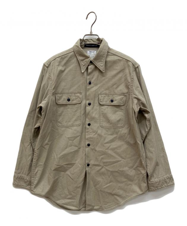 マディソンブルー　HAMPTON シャツ　 長袖　ベージュ HAMPTON BACK SATIN SHIRT | SHIRT/BLOUSE | MADISONBLUE