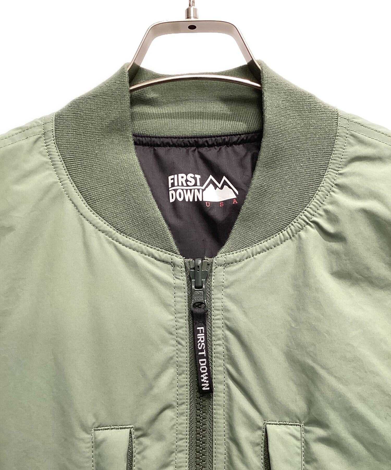 中古・古着通販】FIRST DOWN (ファーストダウン) リバーシブルダウン 