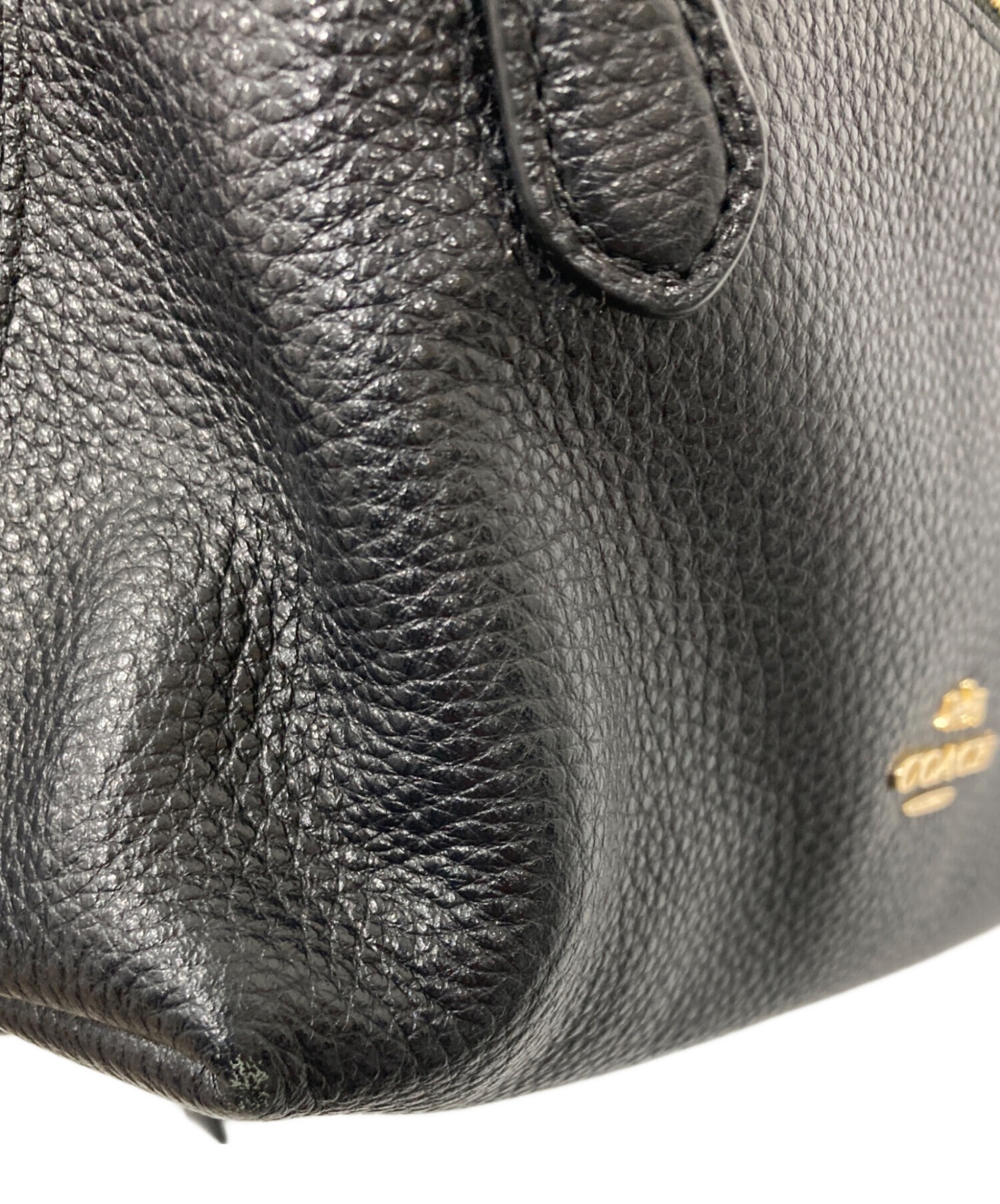 中古・古着通販】COACH (コーチ) チャーリー ペブルド レザー バック